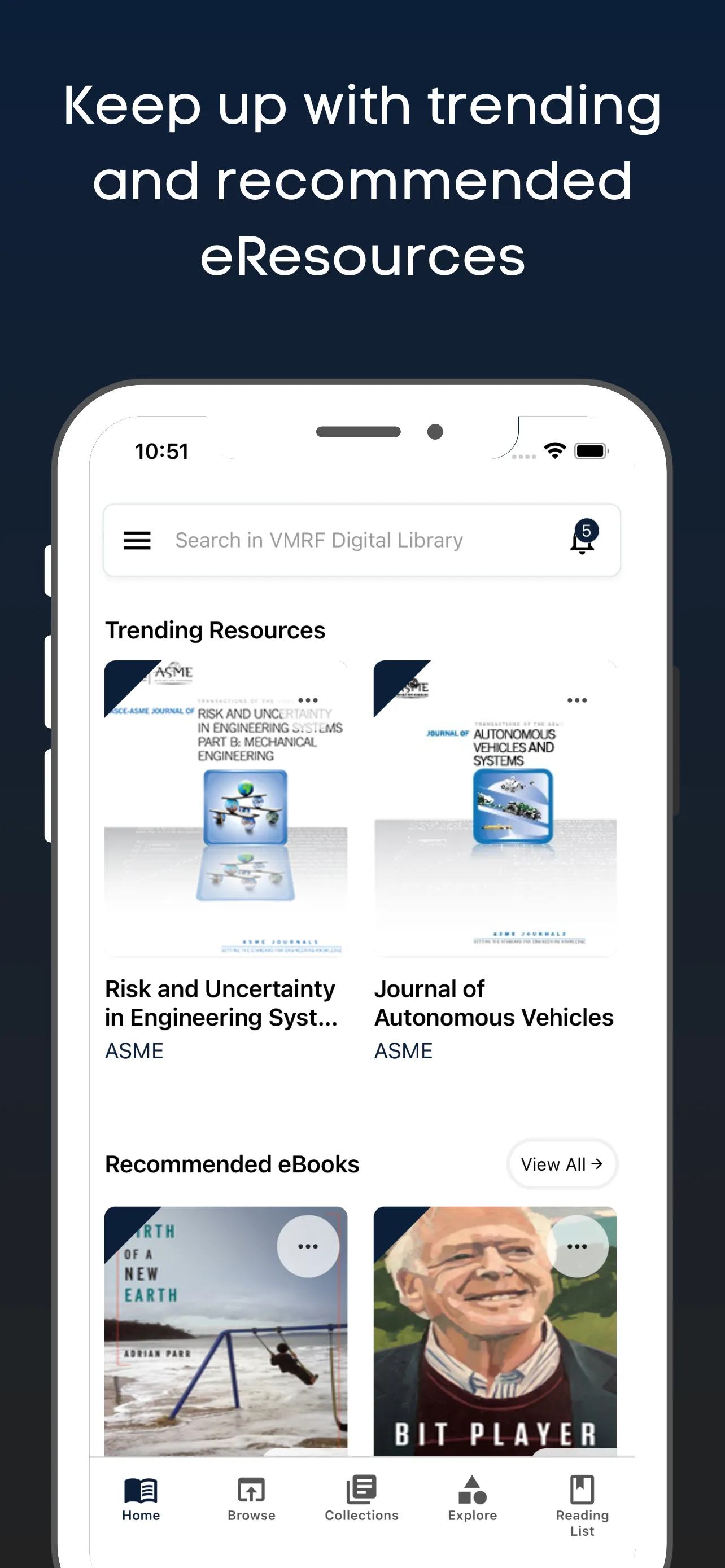 VMRF Digital Library | Indus Appstore | Screenshot