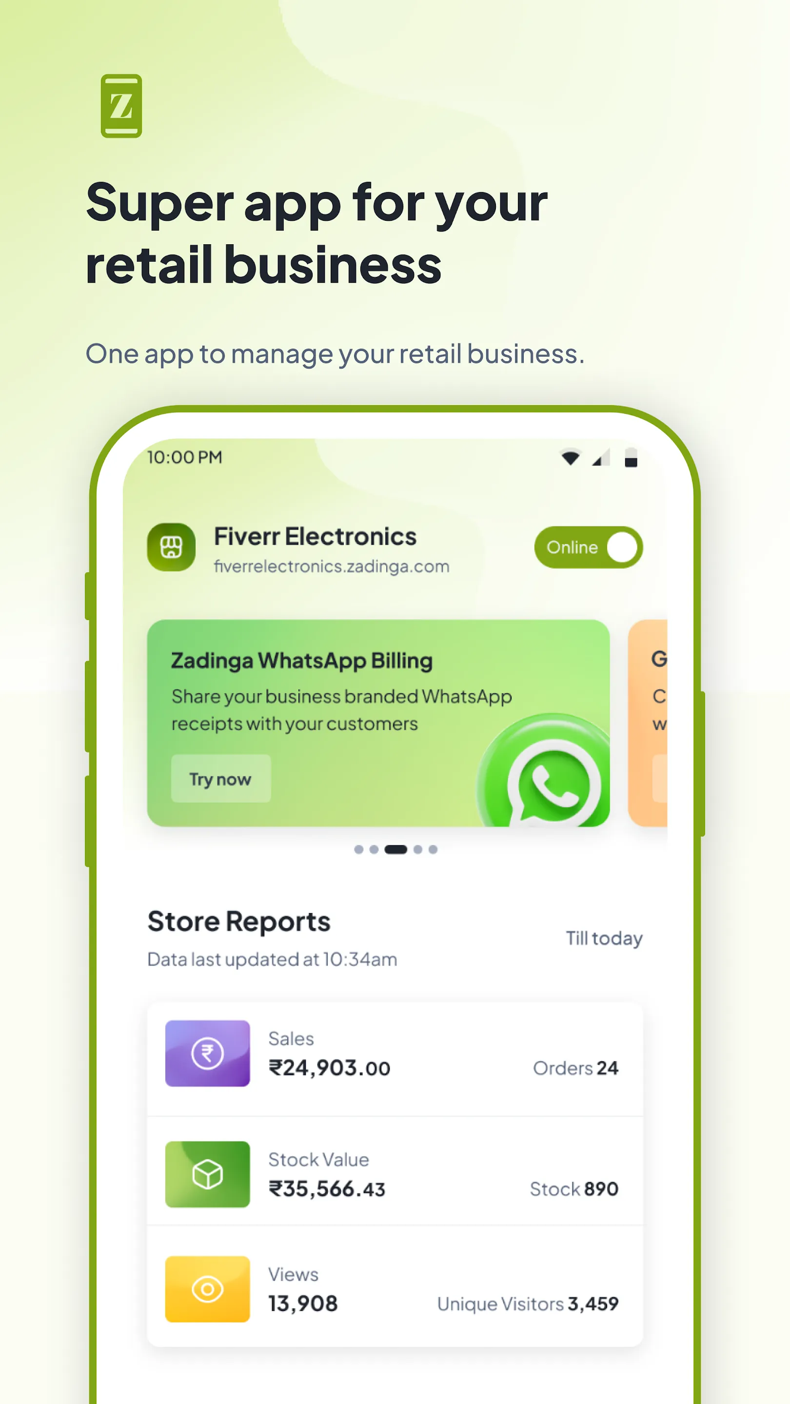 Zadinga Biz | Indus Appstore | Screenshot