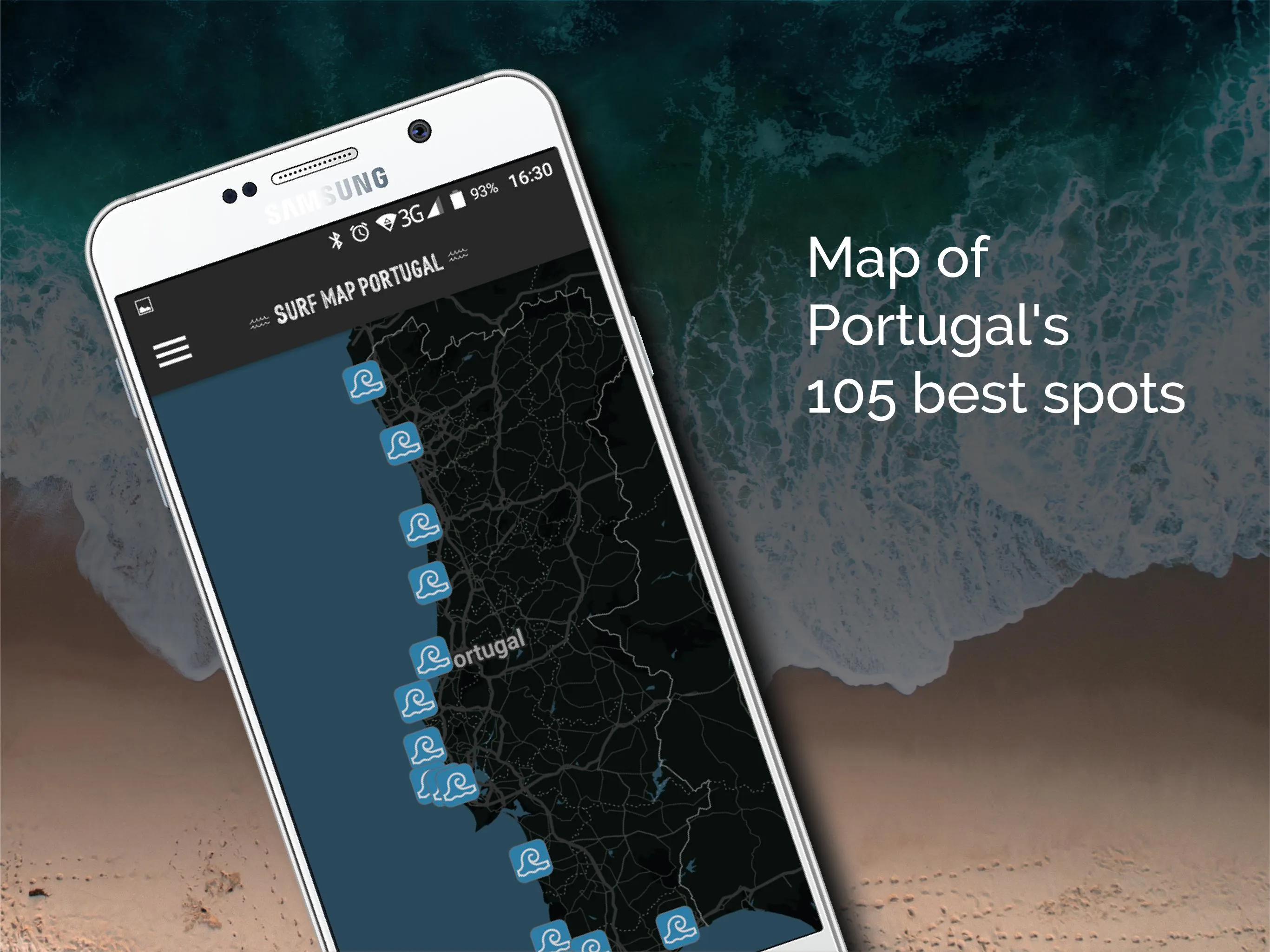 Surf Map Portugal | Indus Appstore | Screenshot