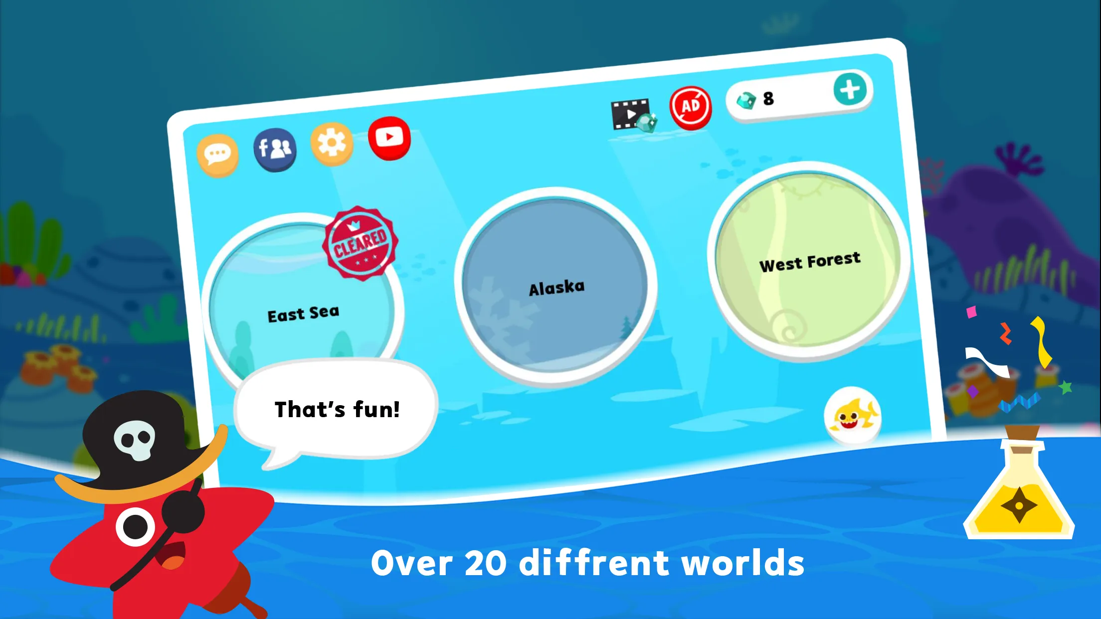 Baby Shark Adventure | Indus Appstore | Screenshot