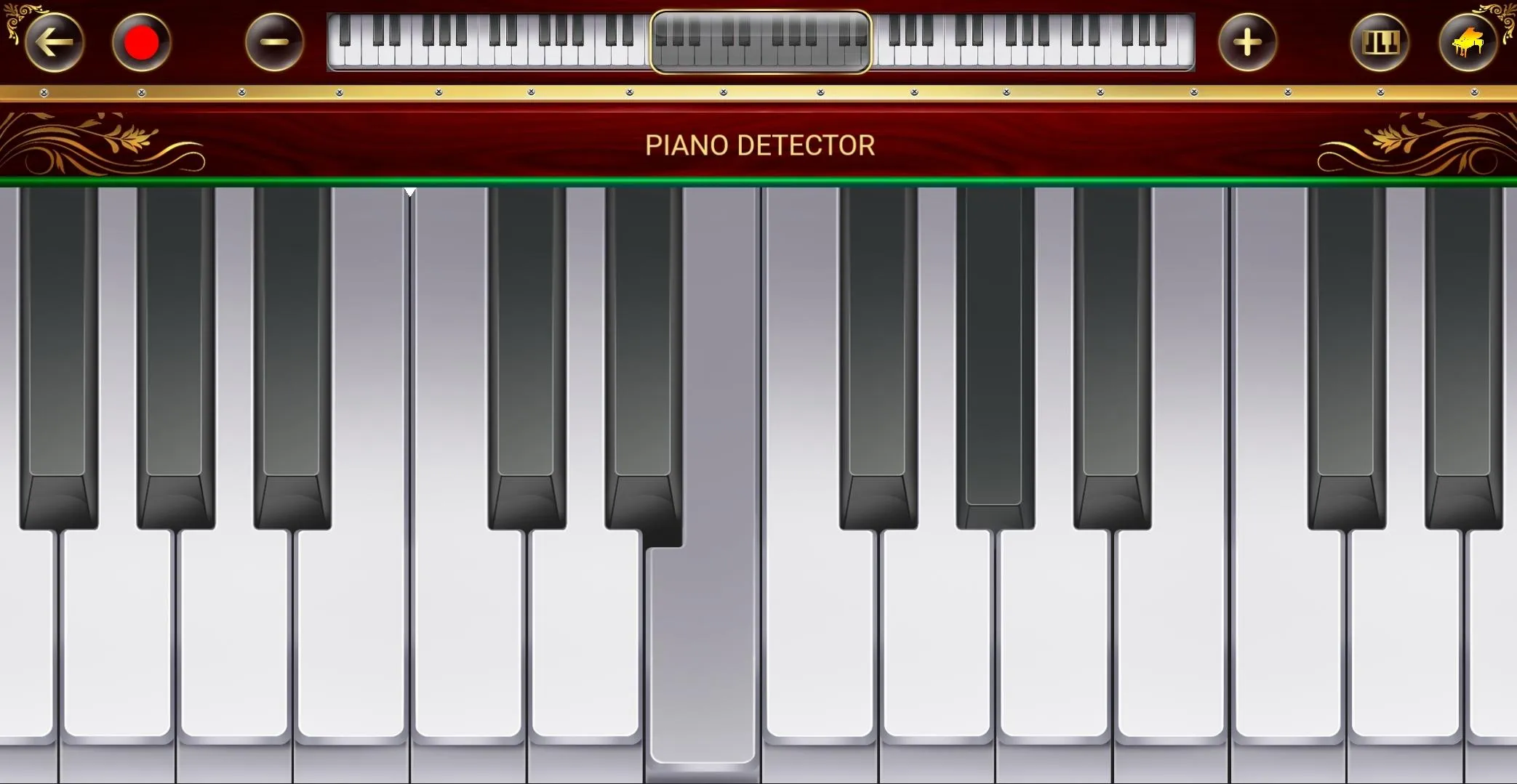 Piano Detector: Virtual Piano | Indus Appstore | Screenshot