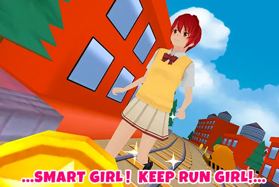 Anime Girl Subway Train Run | Indus Appstore | Screenshot