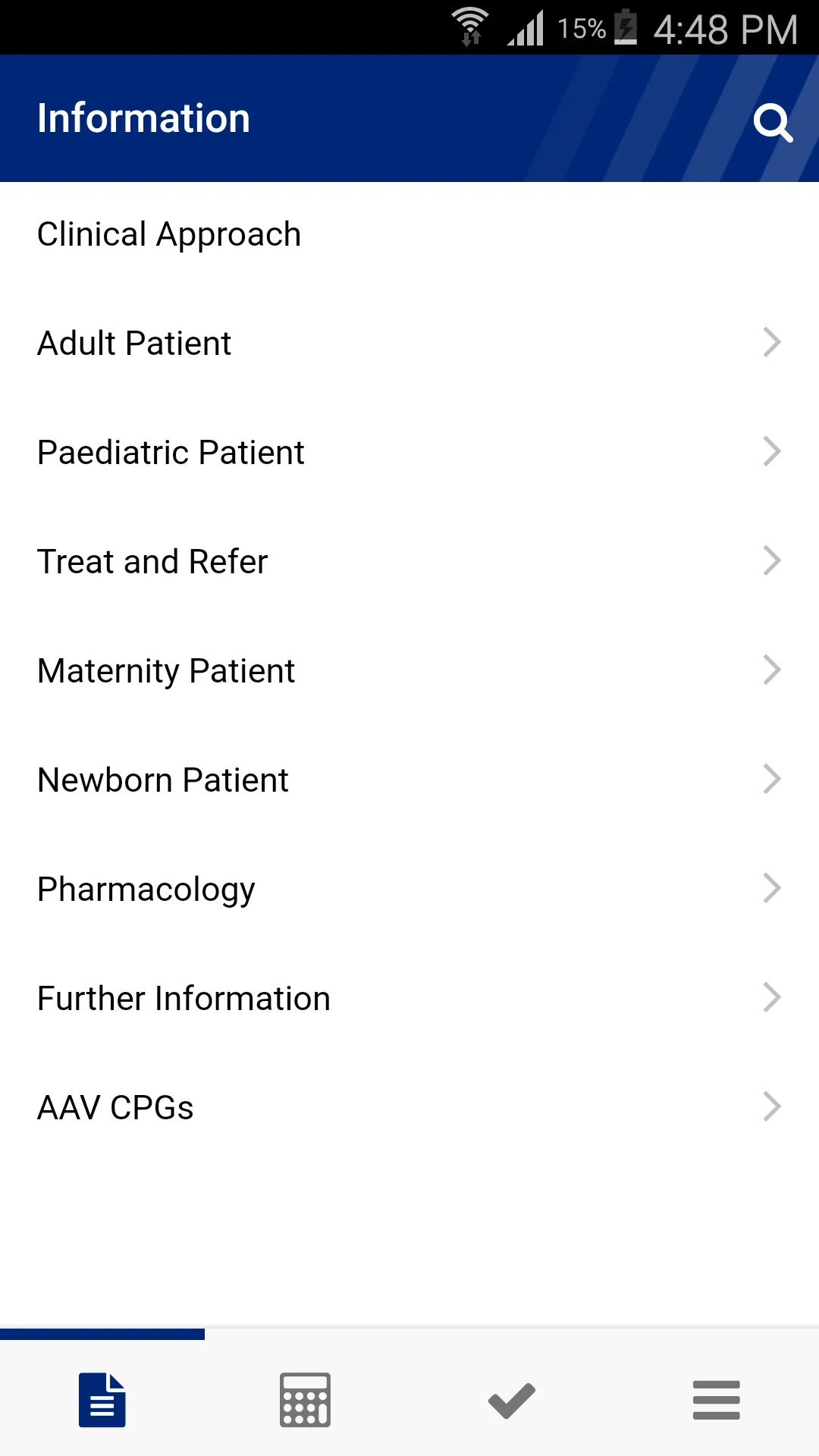 Clinical Practice Guidelines | Indus Appstore | Screenshot