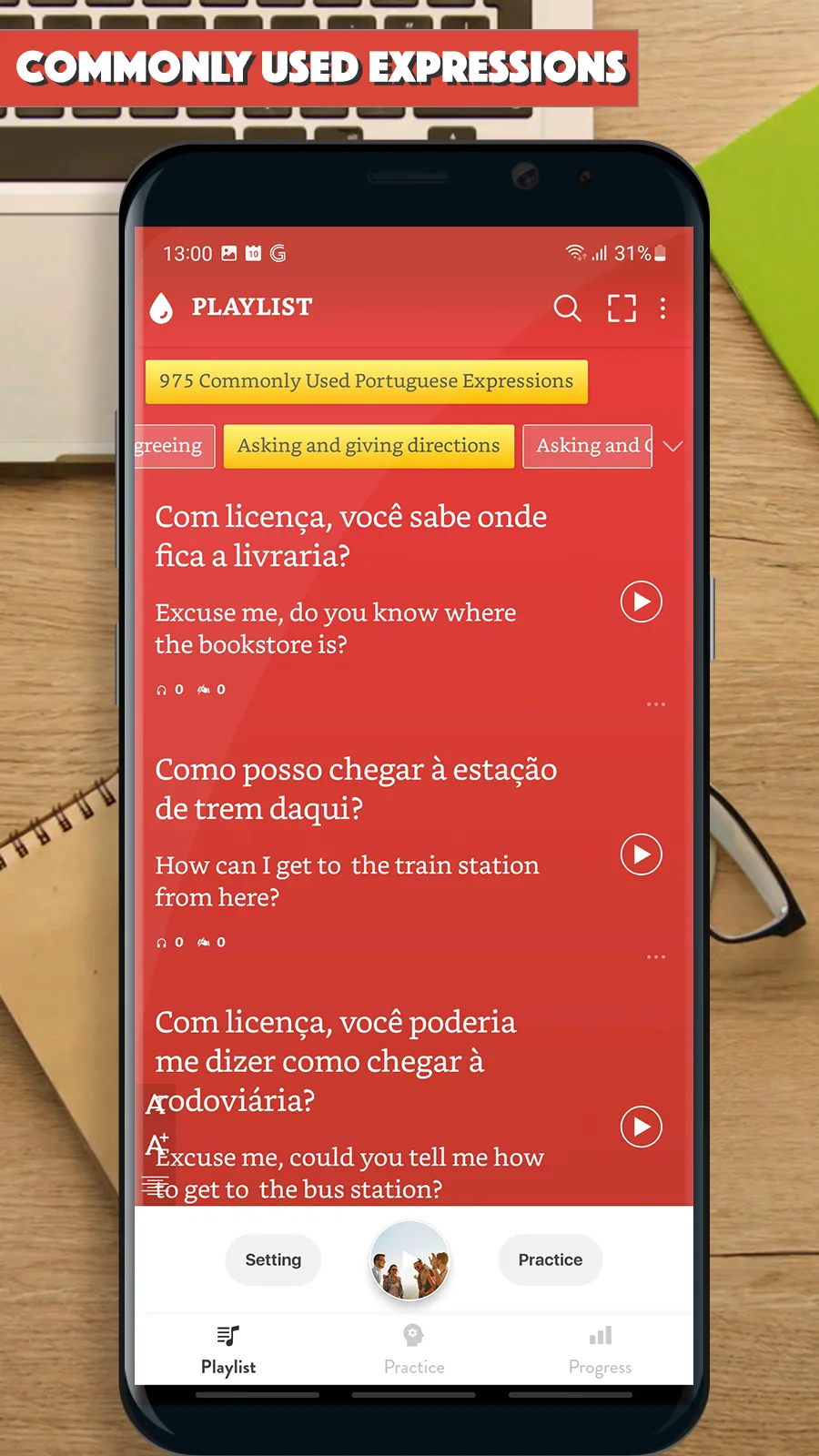 Portuguese Sentence Master | Indus Appstore | Screenshot