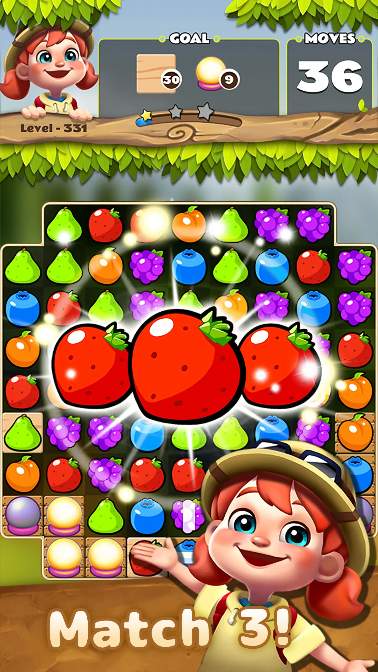 Fruits POP : Match 3 Puzzle | Indus Appstore | Screenshot