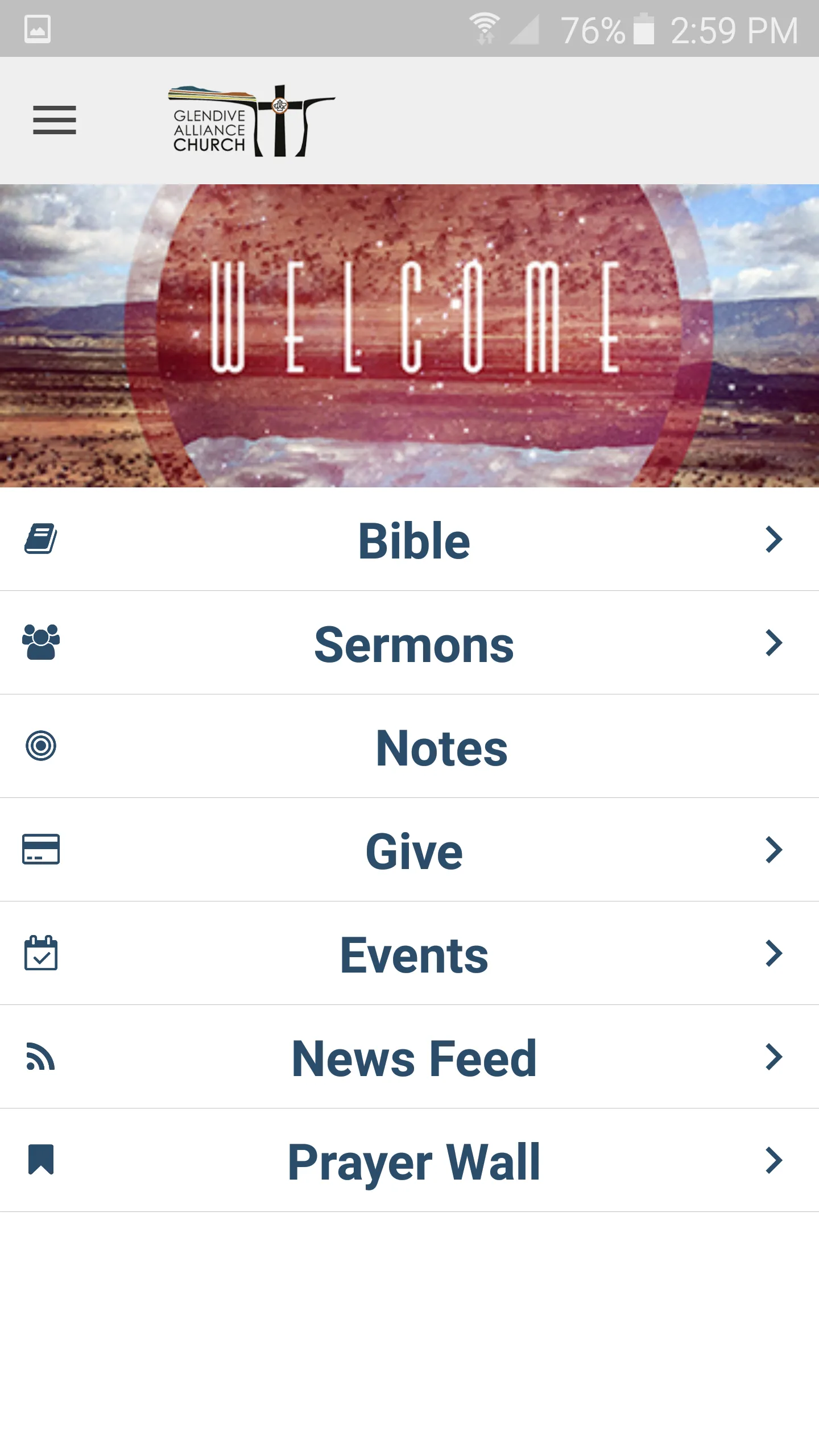 Glendive Alliance Church App | Indus Appstore | Screenshot