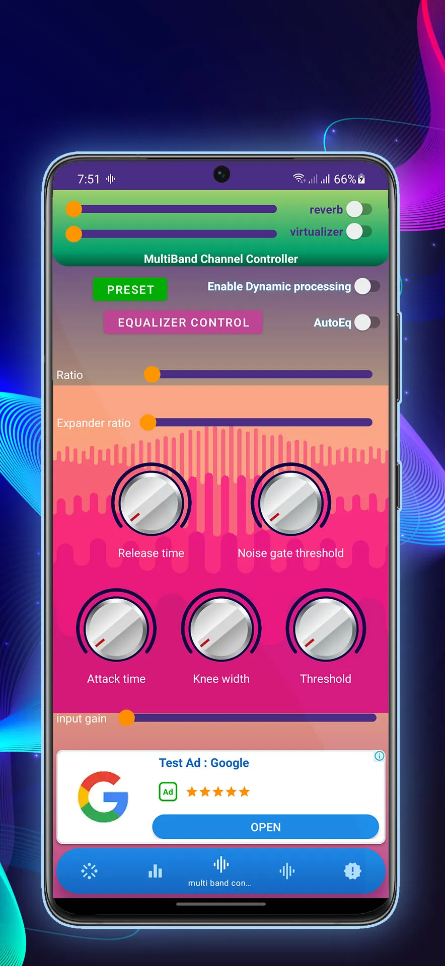 B - Equalizer AutoEQ Audio SFX | Indus Appstore | Screenshot