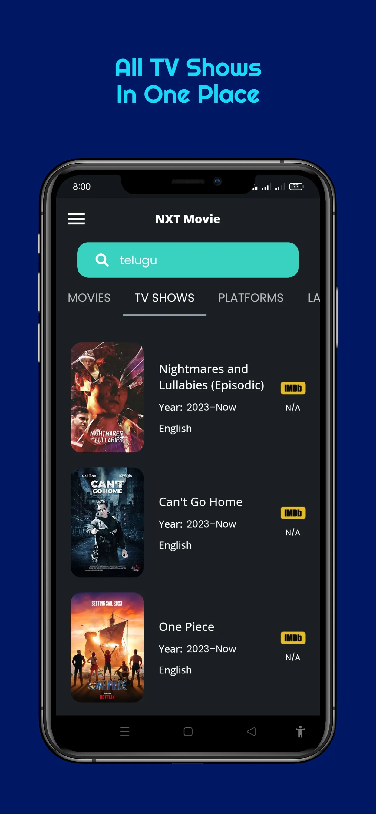 Nxt Movie - Find New Movies | Indus Appstore | Screenshot