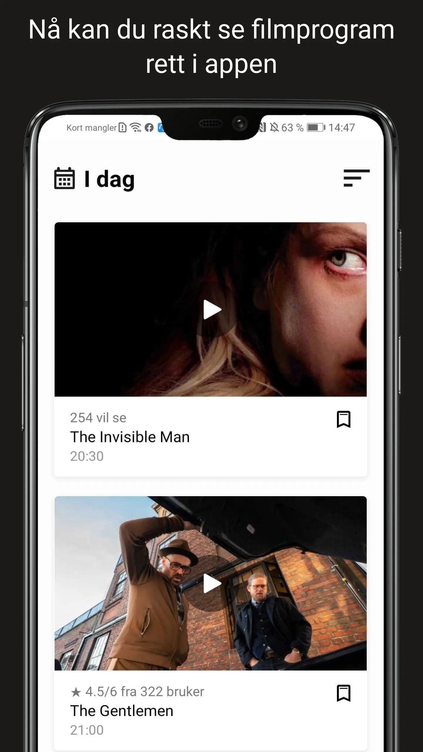 Fredrikstad Kino | Indus Appstore | Screenshot