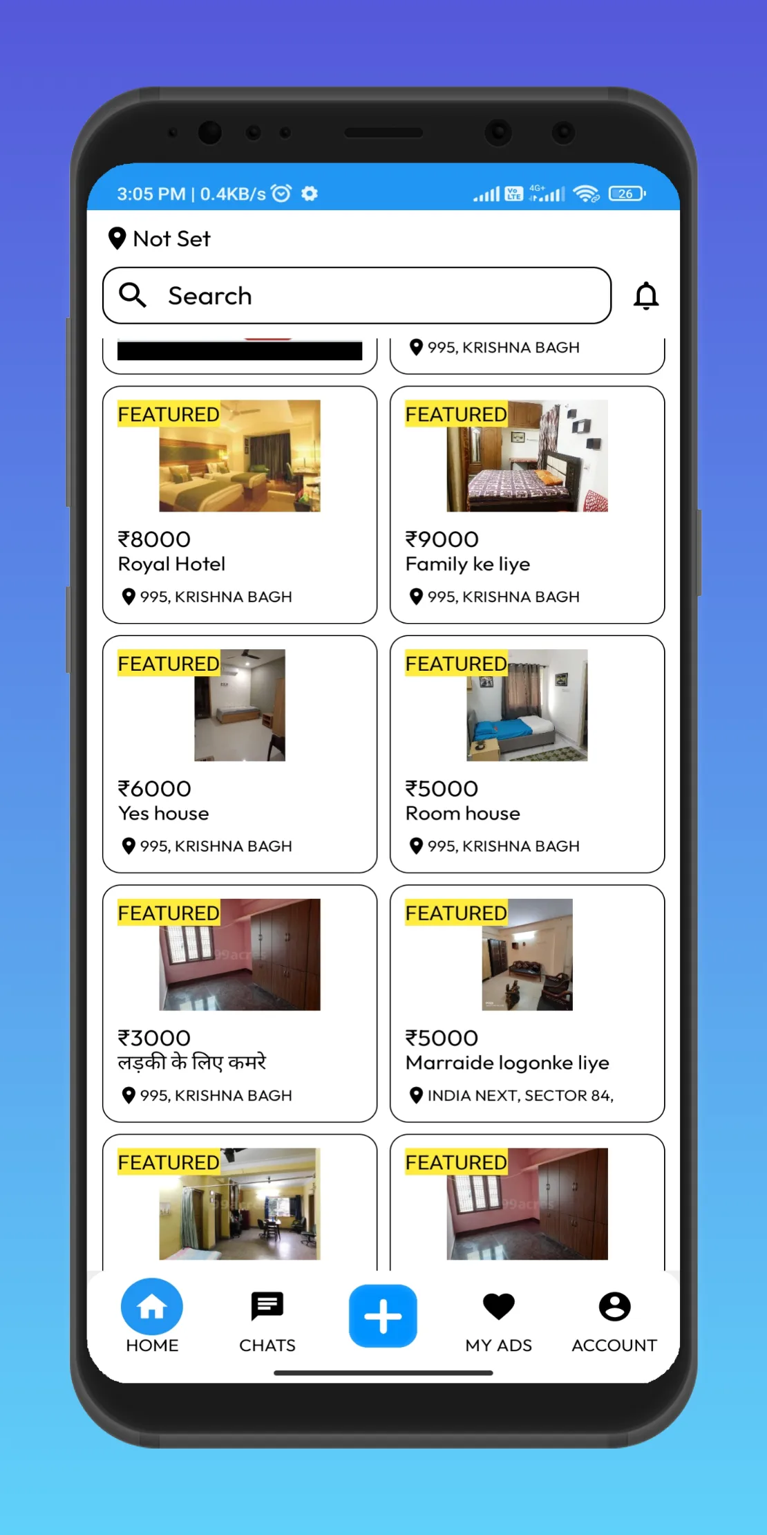 Rerent :- Room Rent Near Me | Indus Appstore | Screenshot