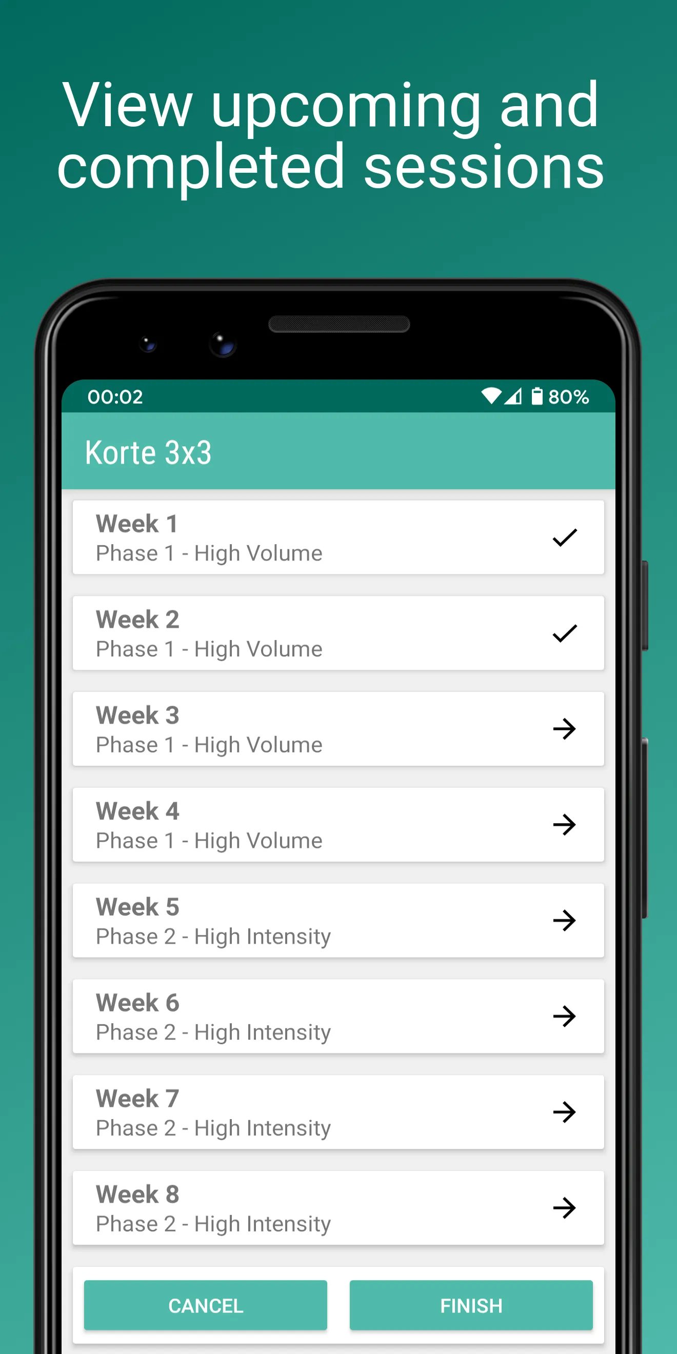 Korte 3x3 Powerlifting Tracker | Indus Appstore | Screenshot