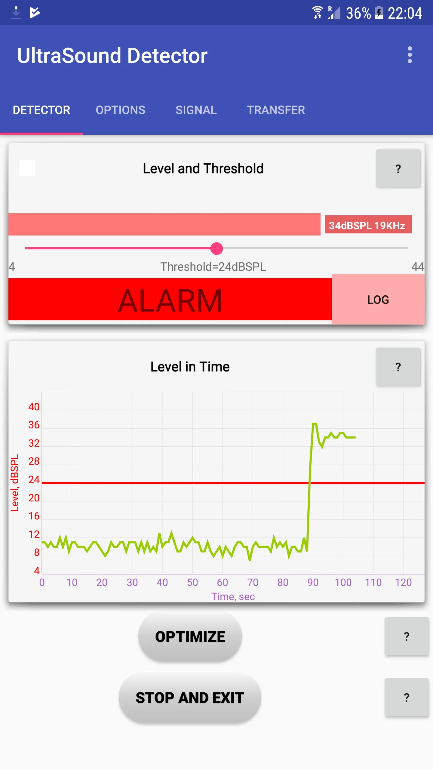 UltraSound Detector | Indus Appstore | Screenshot