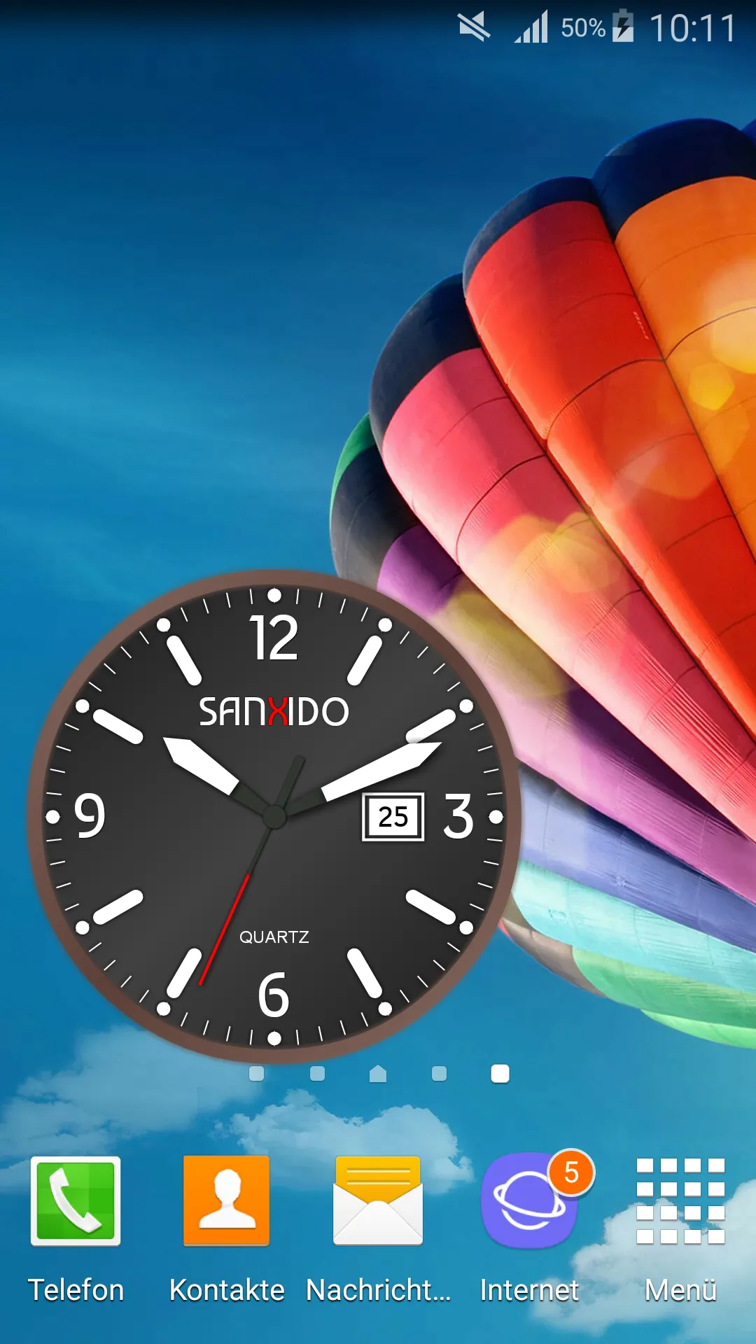 Analog Clock Live Wallpaper | Indus Appstore | Screenshot