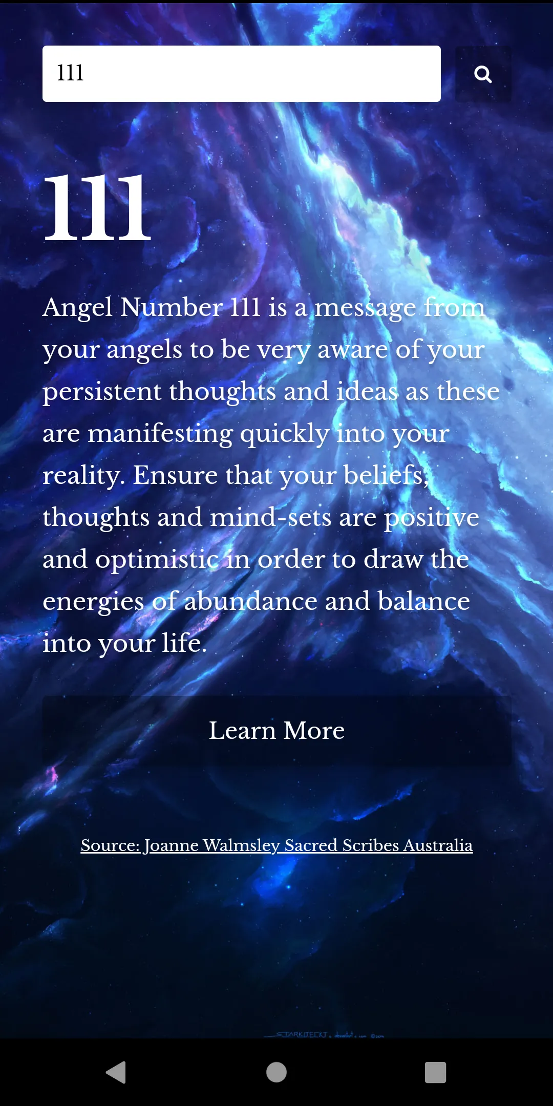 Angel Numbers Numerology | Indus Appstore | Screenshot