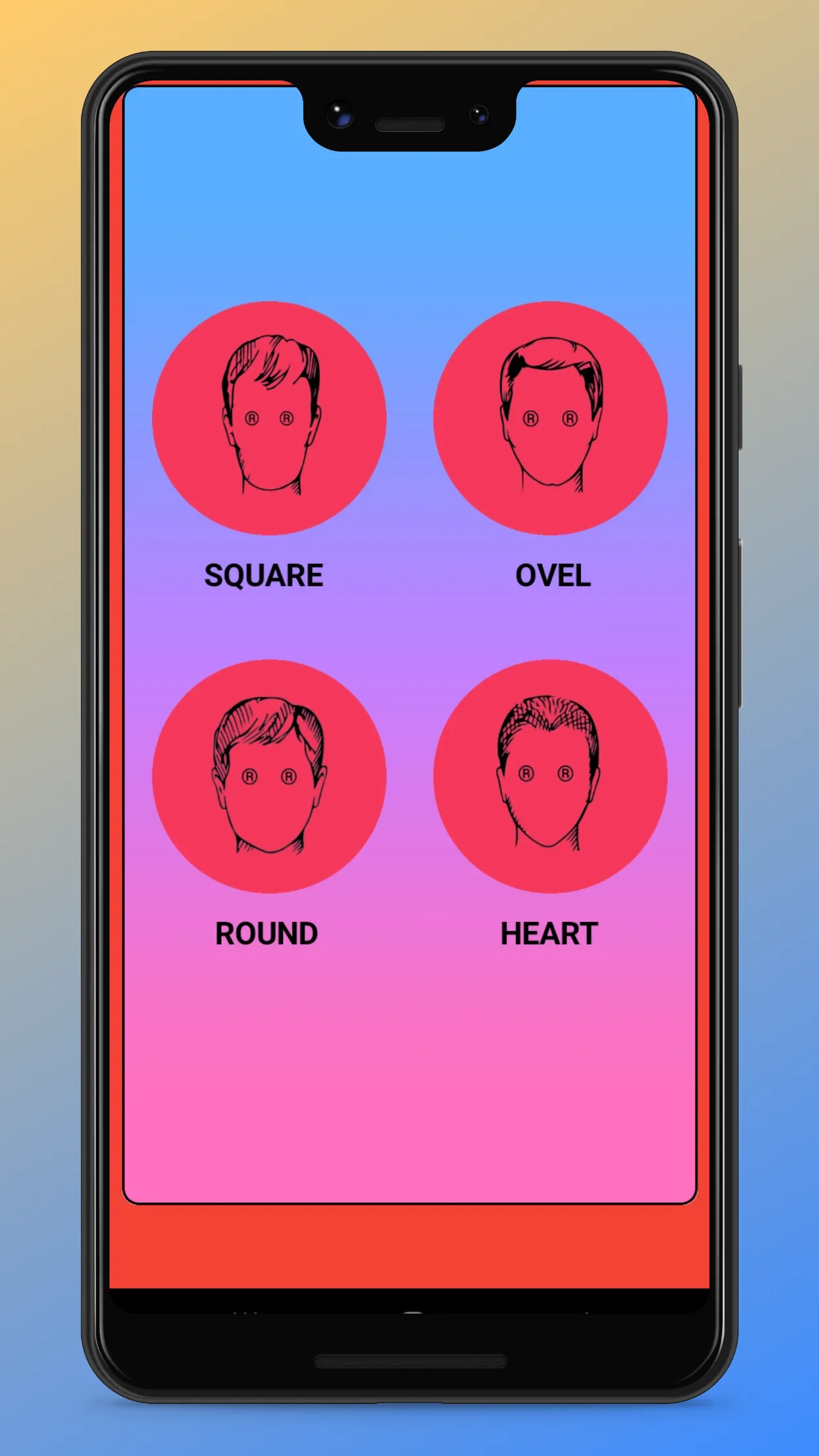 choose glasses by face shapes | Indus Appstore | Screenshot