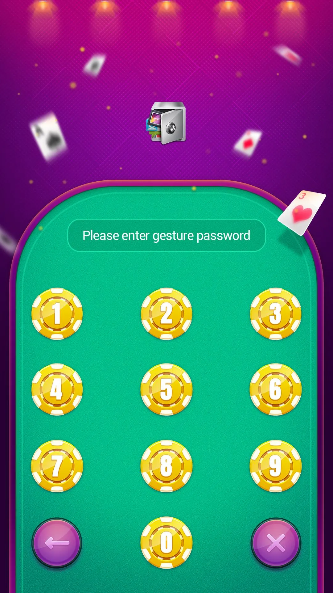 AppLock Theme Poker | Indus Appstore | Screenshot