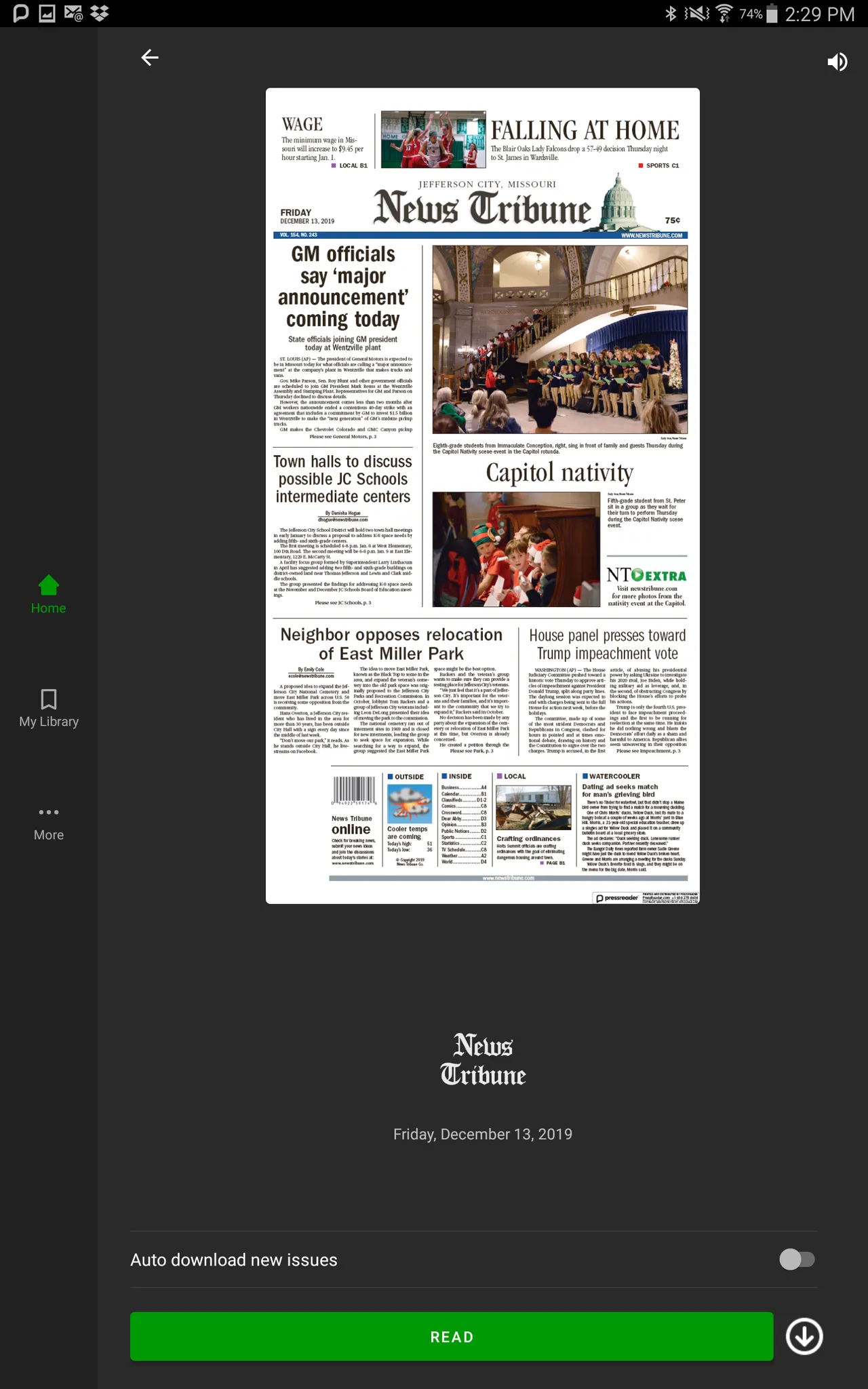 News Tribune ePaper | Indus Appstore | Screenshot