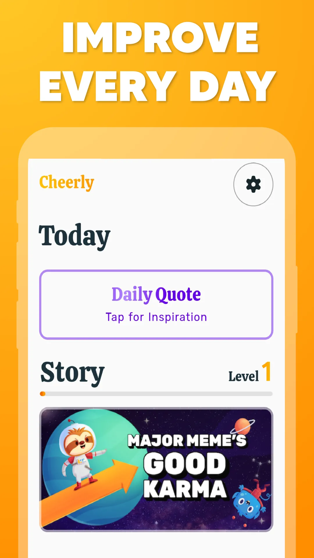 Cheerly: Daily Wellness Game | Indus Appstore | Screenshot