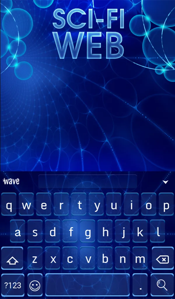 Scifi Web Keyboard & Wallpaper | Indus Appstore | Screenshot