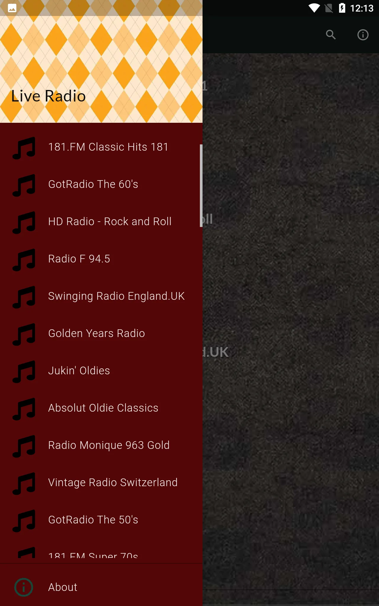 Radio Oldies Music | Indus Appstore | Screenshot