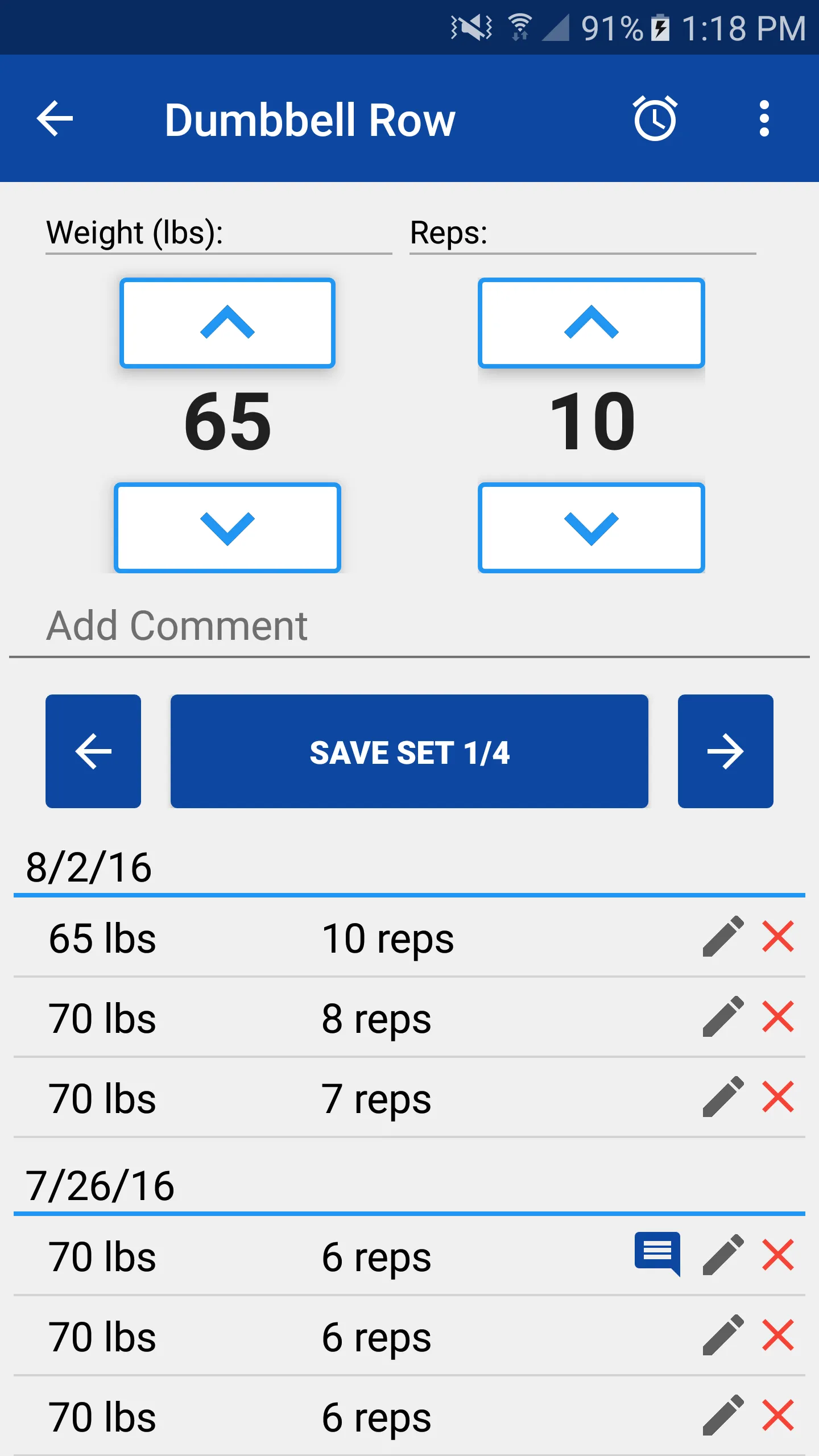 Workout Log  - Gym Buddy | Indus Appstore | Screenshot