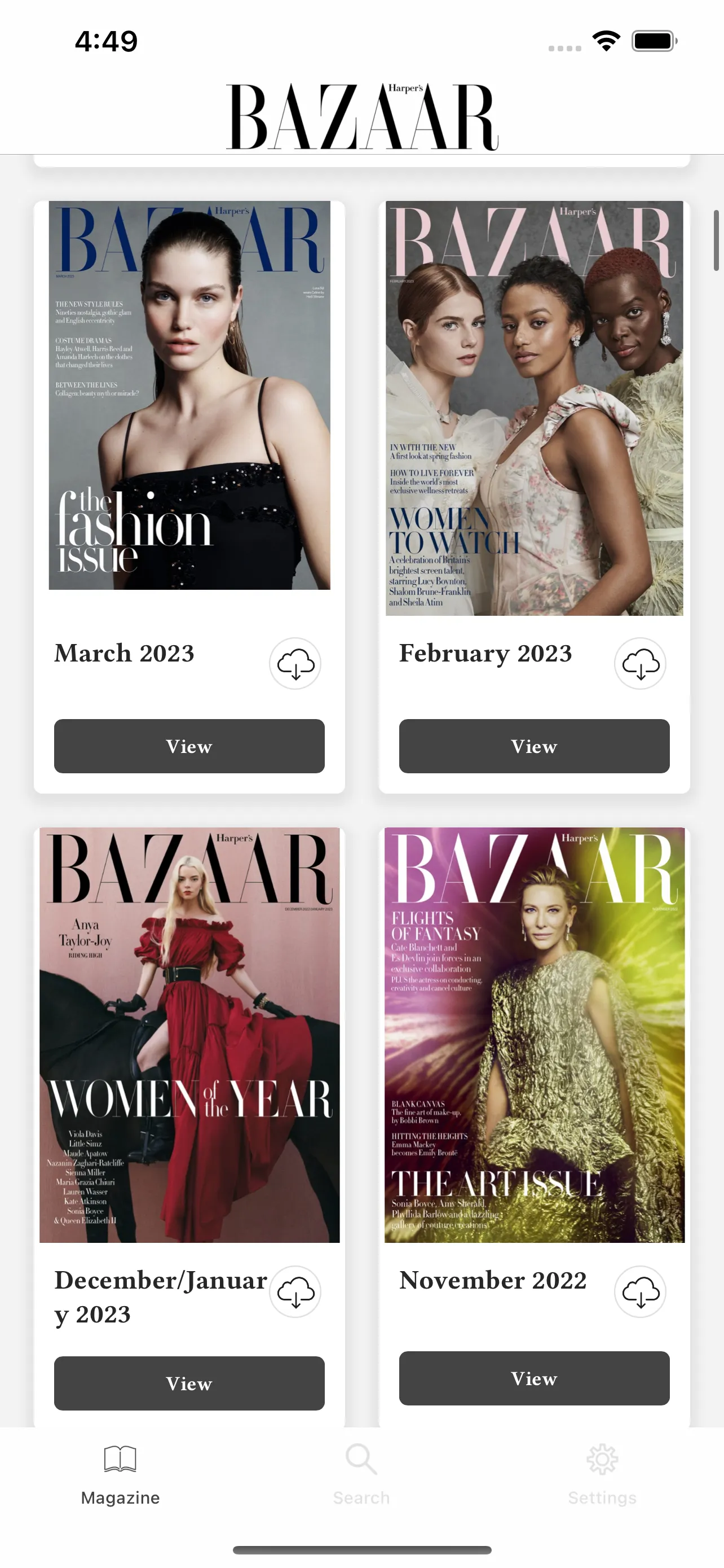 Harper's Bazaar UK | Indus Appstore | Screenshot