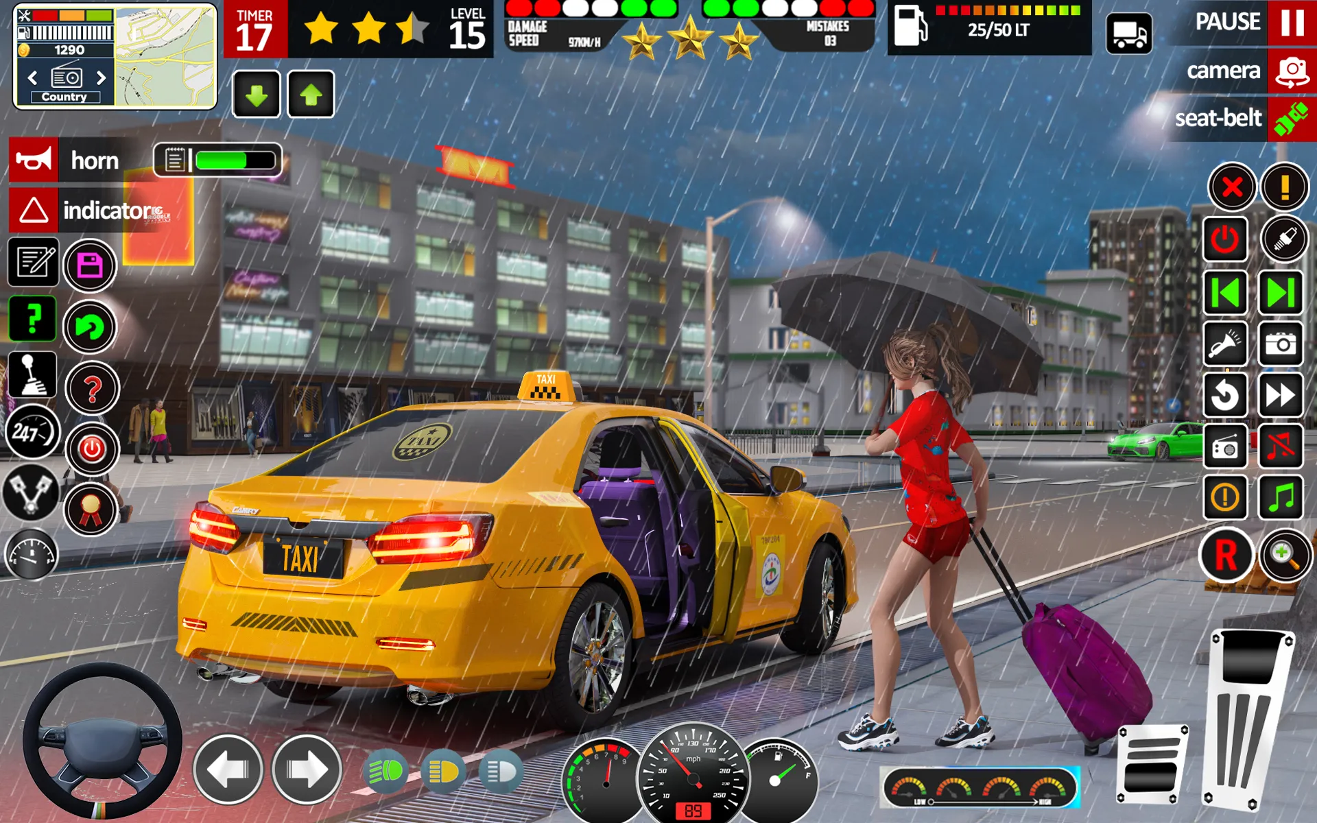 Car Driving Taxi Simulator | Indus Appstore | Screenshot