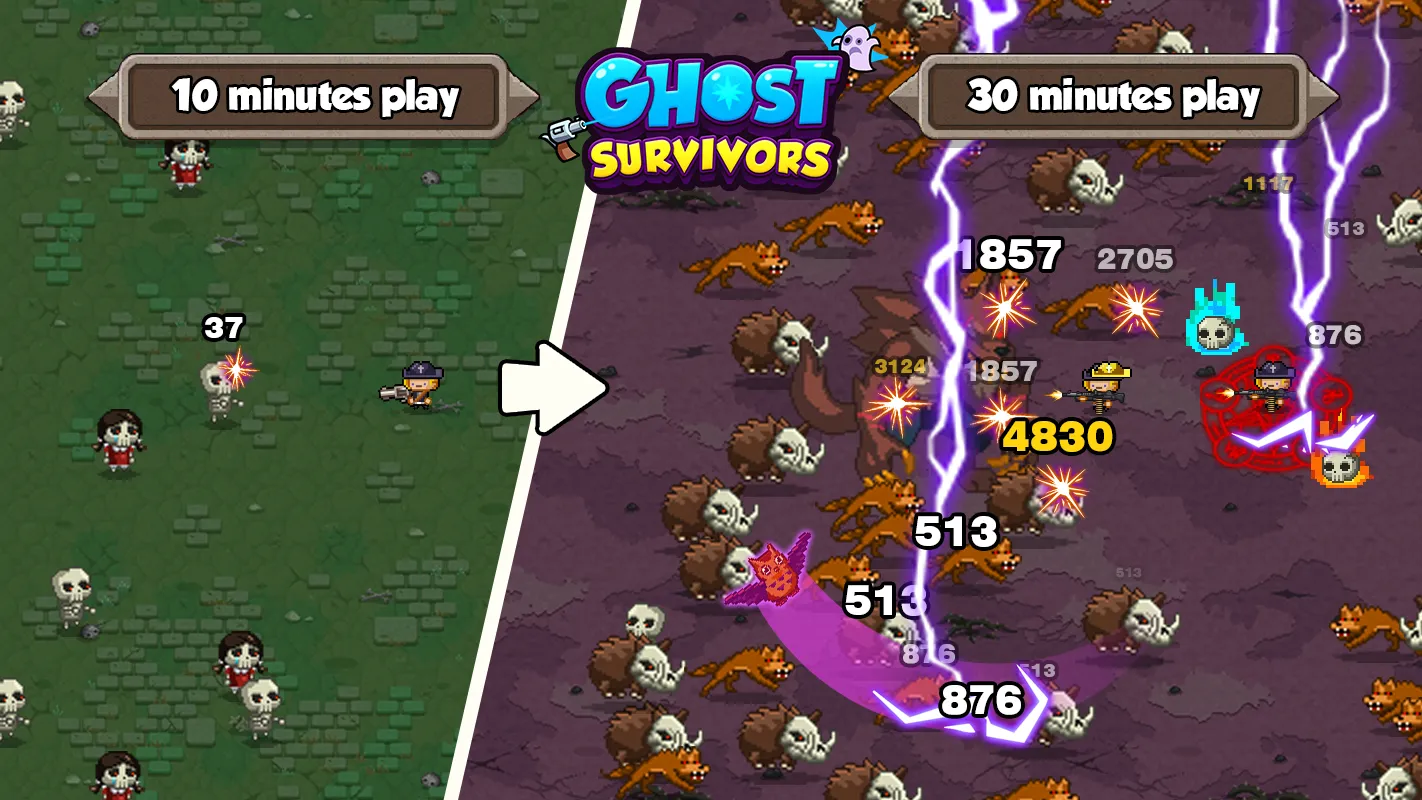 Ghost Survivors : Pixel Hunt | Indus Appstore | Screenshot