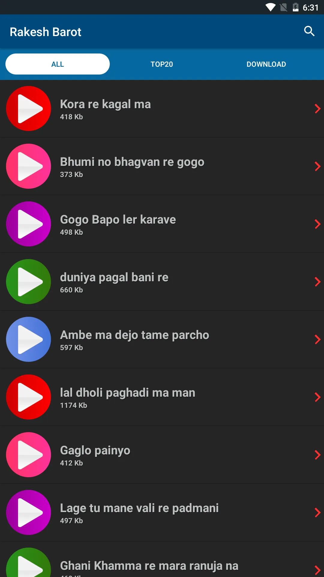 Best Rakesh Barot Ringtone | Indus Appstore | Screenshot