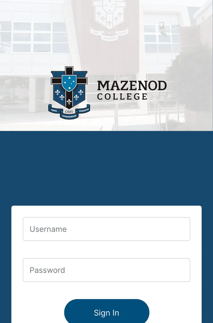 Mazenod College, VIC | Indus Appstore | Screenshot