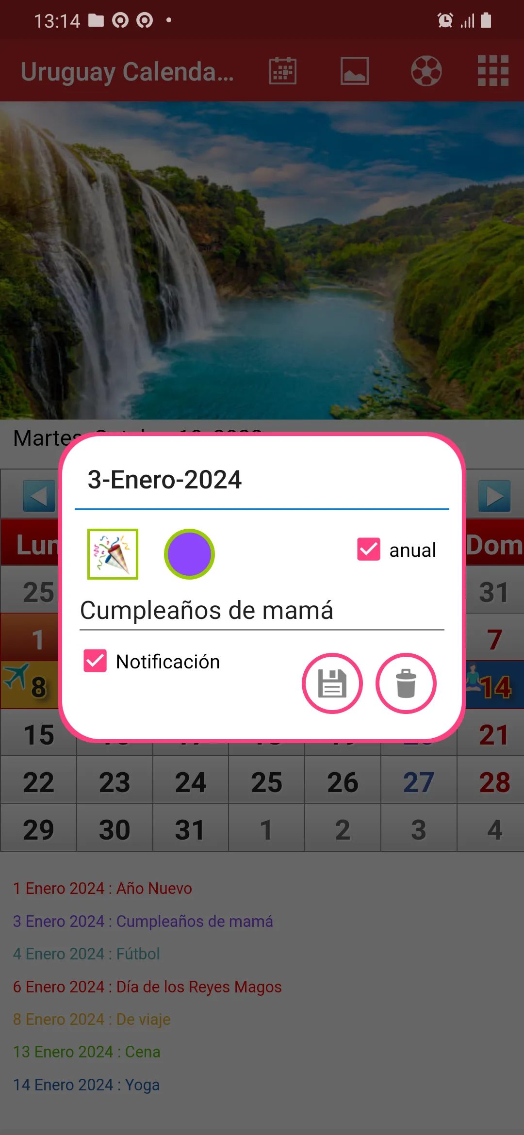 Uruguay Calendario 2024 | Indus Appstore | Screenshot