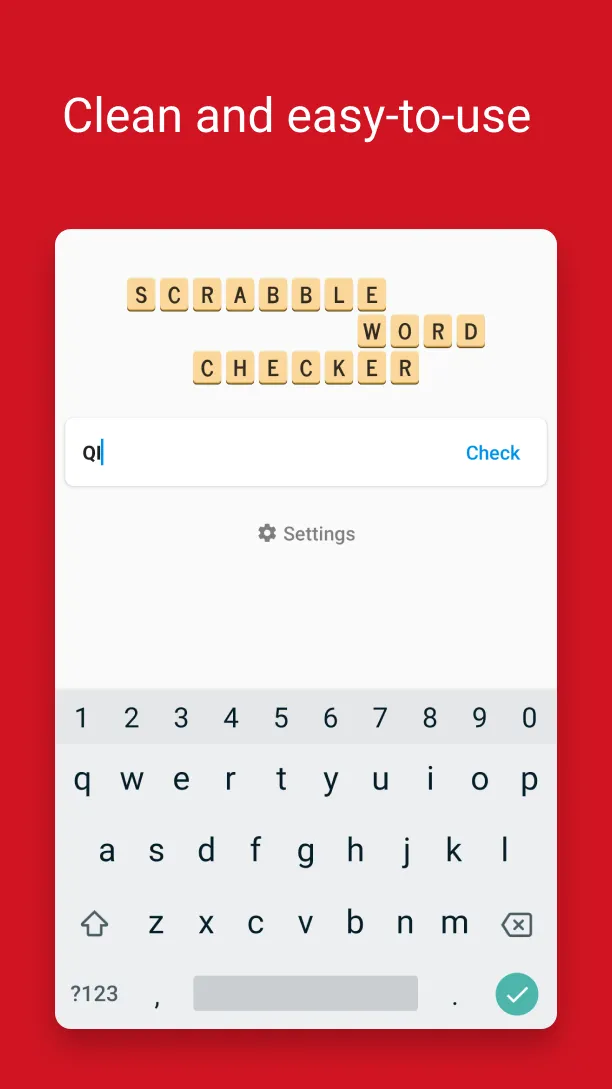 Word Checker for SCRABBLE | Indus Appstore | Screenshot