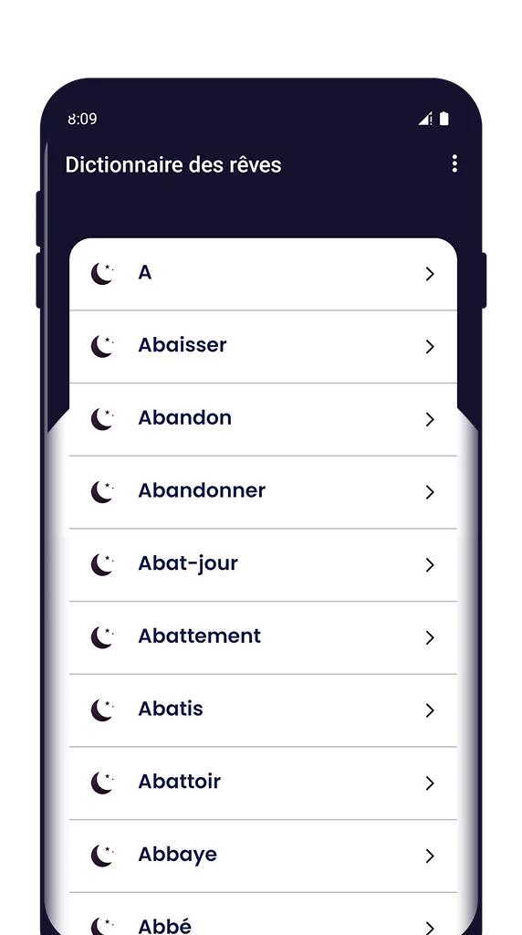 Dictionnaire des rêves | Indus Appstore | Screenshot