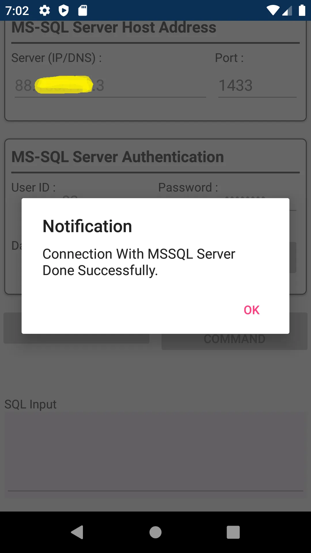 MSSQL Portal App | Indus Appstore | Screenshot