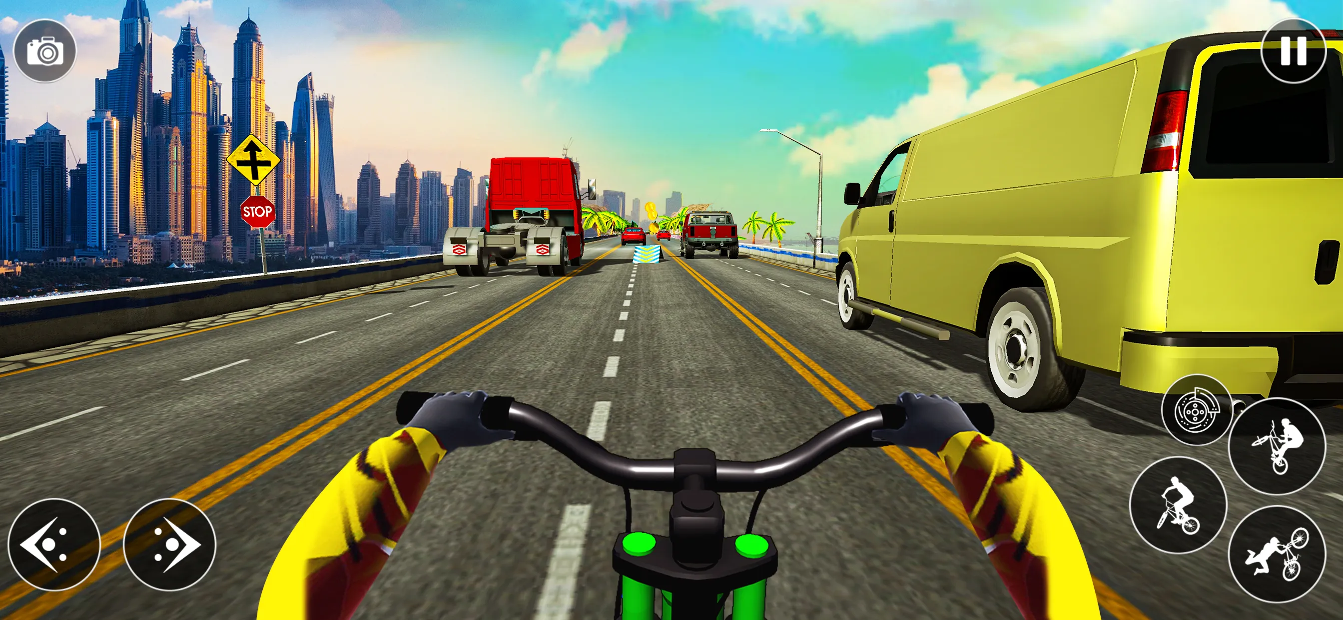 Crazy Traffic Bicycle Rider 3D | Indus Appstore | Screenshot