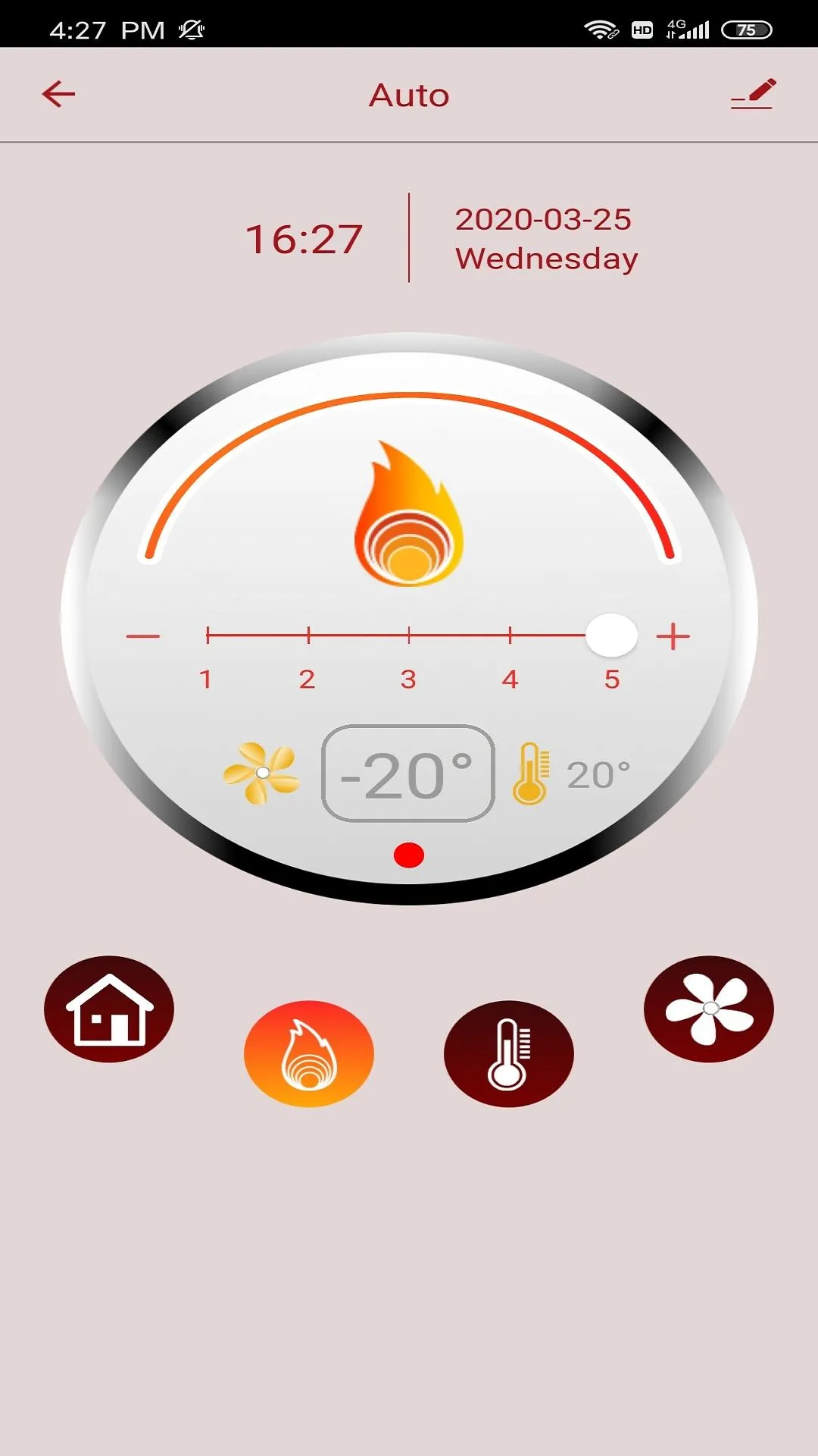 smart pellet stove | Indus Appstore | Screenshot