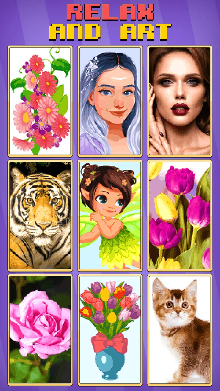 Art Pixel Number Coloring | Indus Appstore | Screenshot