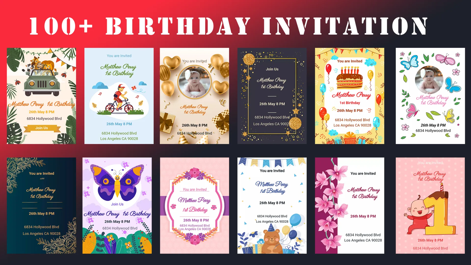 Birthday Invitation Card Maker | Indus Appstore | Screenshot