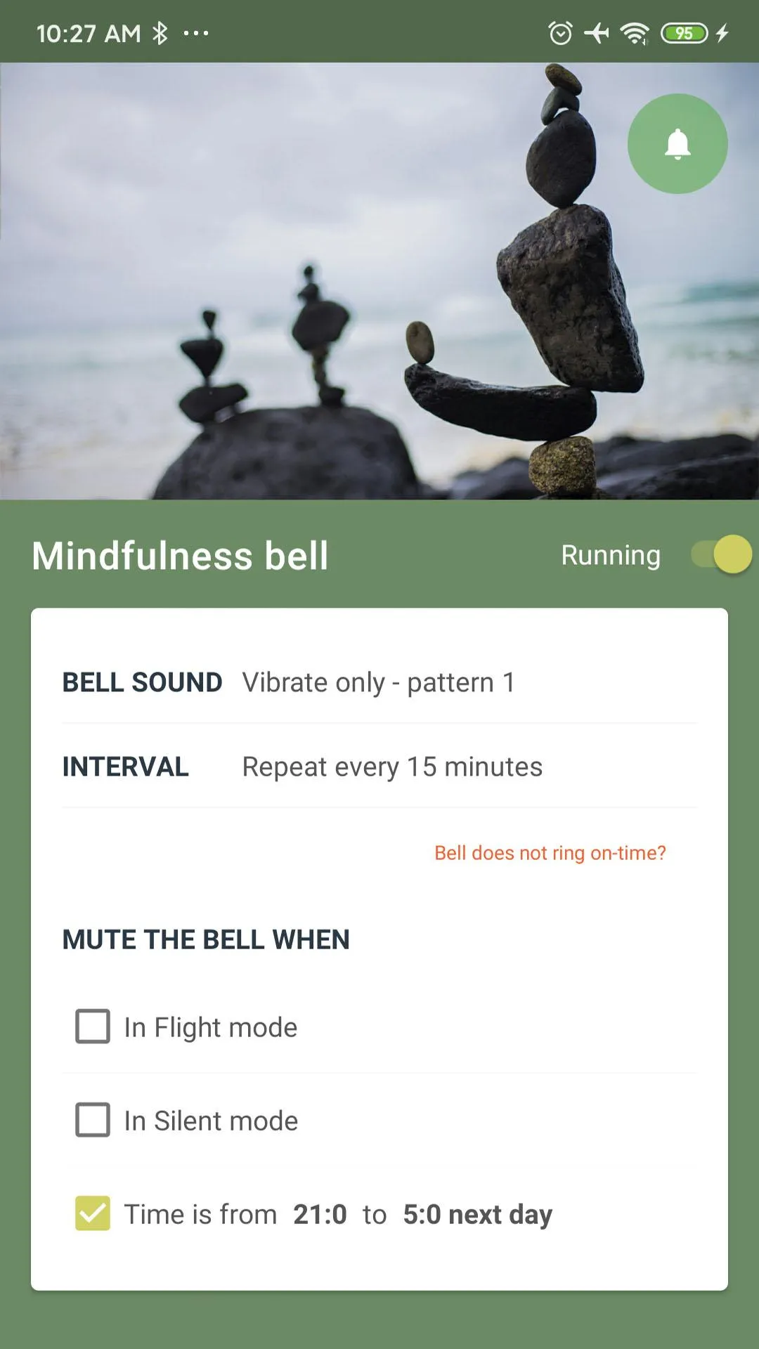 Mindfulness Bell | Indus Appstore | Screenshot