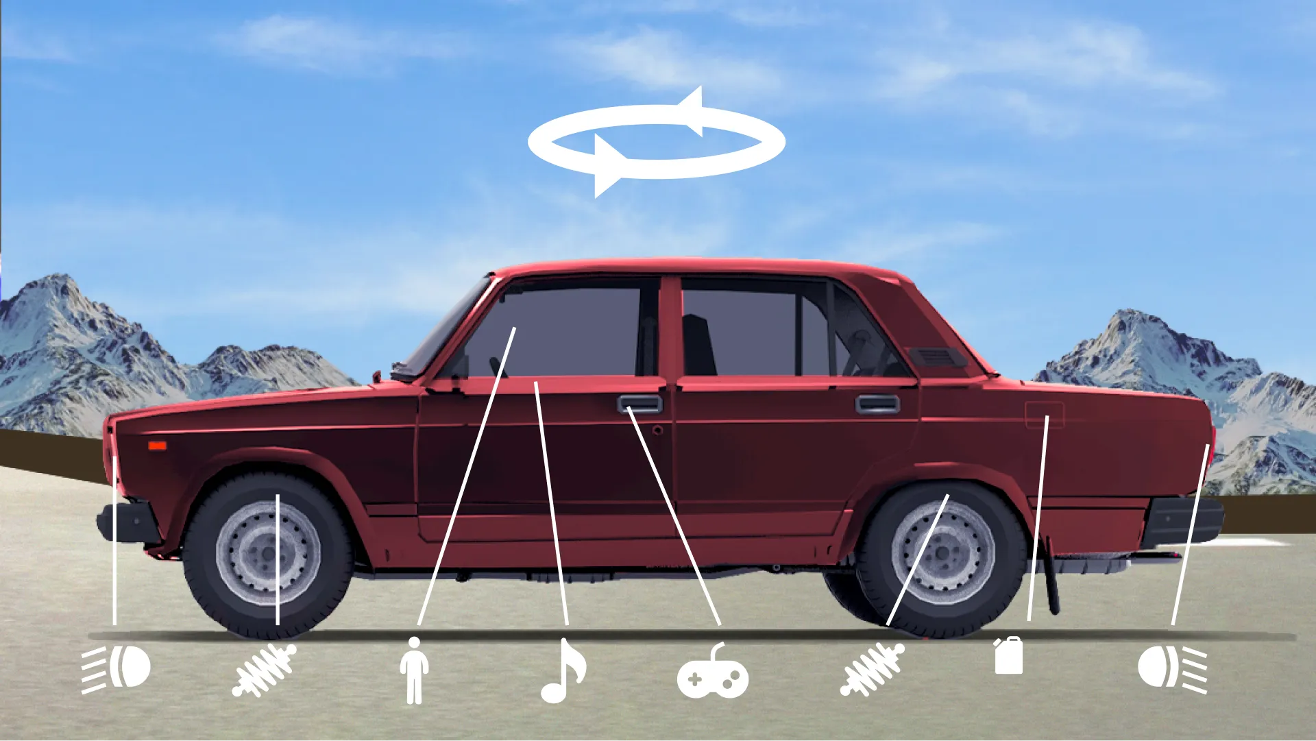 Drive Classic VAZ 2107 Parking | Indus Appstore | Screenshot