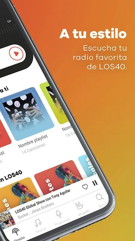 LOS40 Radio | Indus Appstore | Screenshot