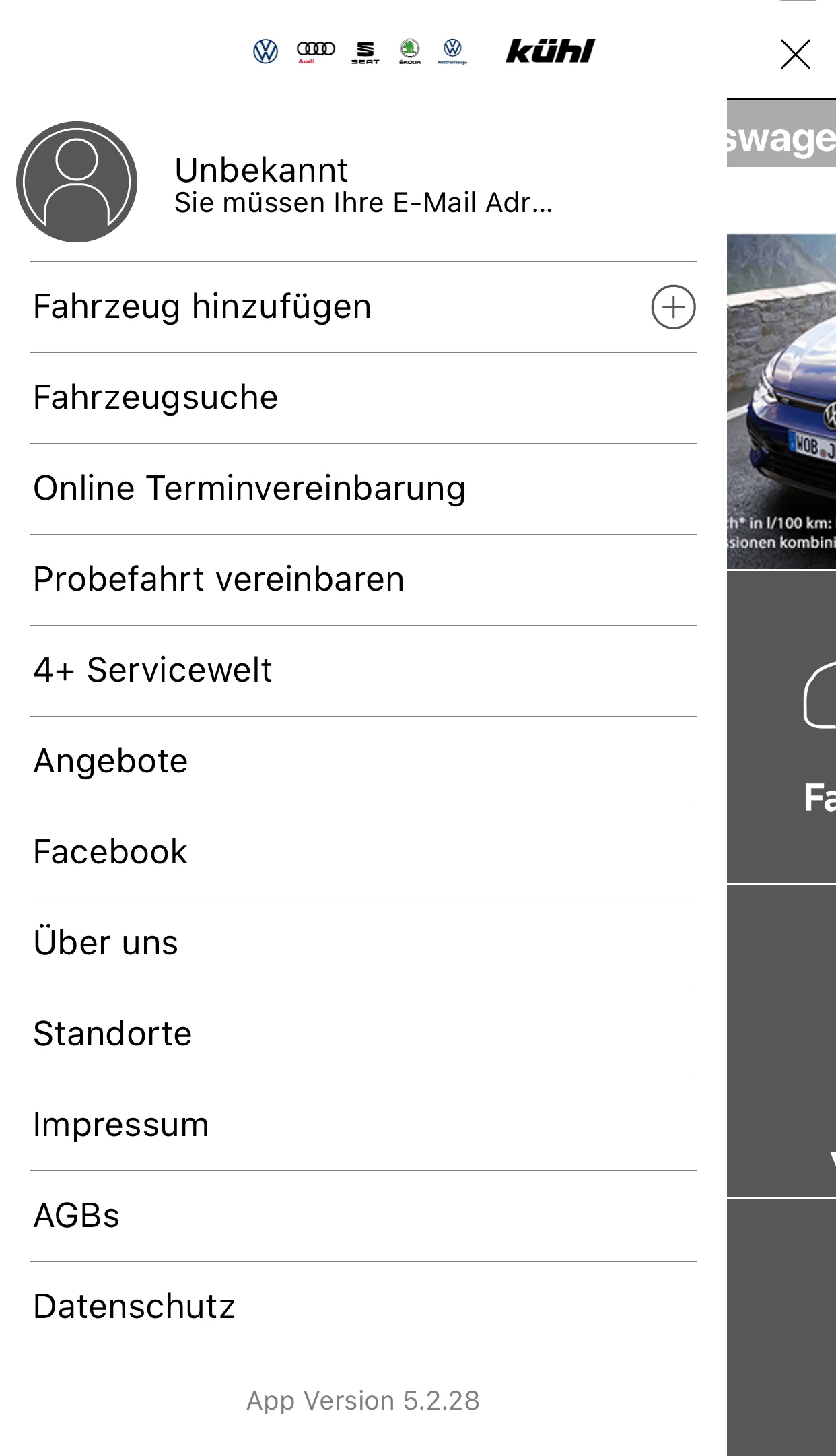 Autohaus Kühl Gifhorn | Indus Appstore | Screenshot