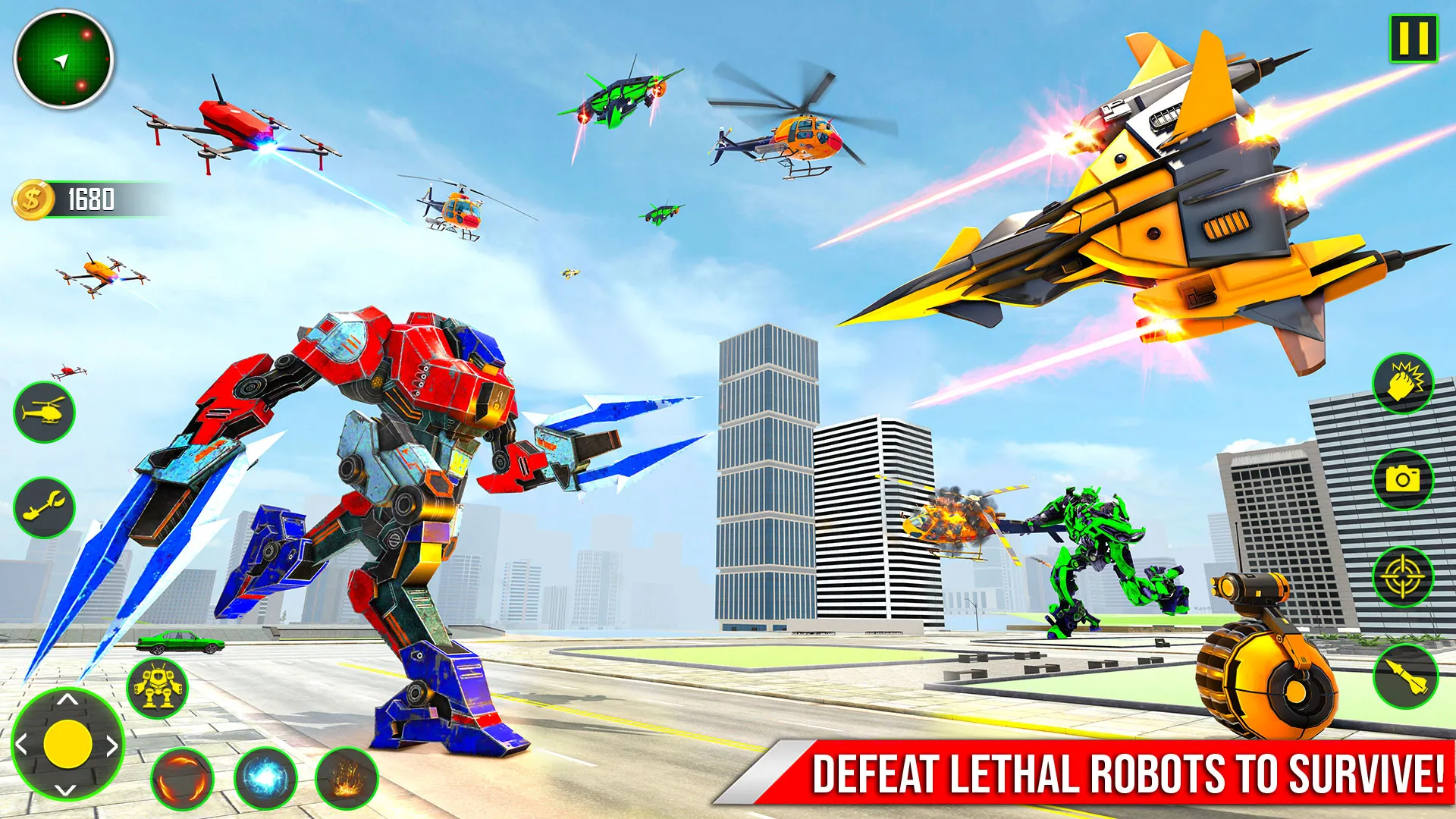 Air Robot Game - Flying Robot | Indus Appstore | Screenshot