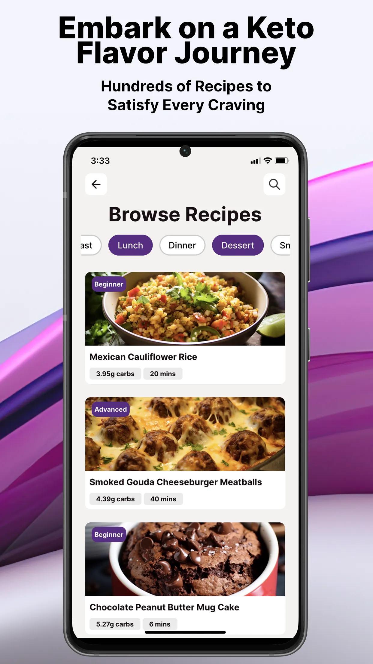 Lazy Keto Diet Meal Planner | Indus Appstore | Screenshot