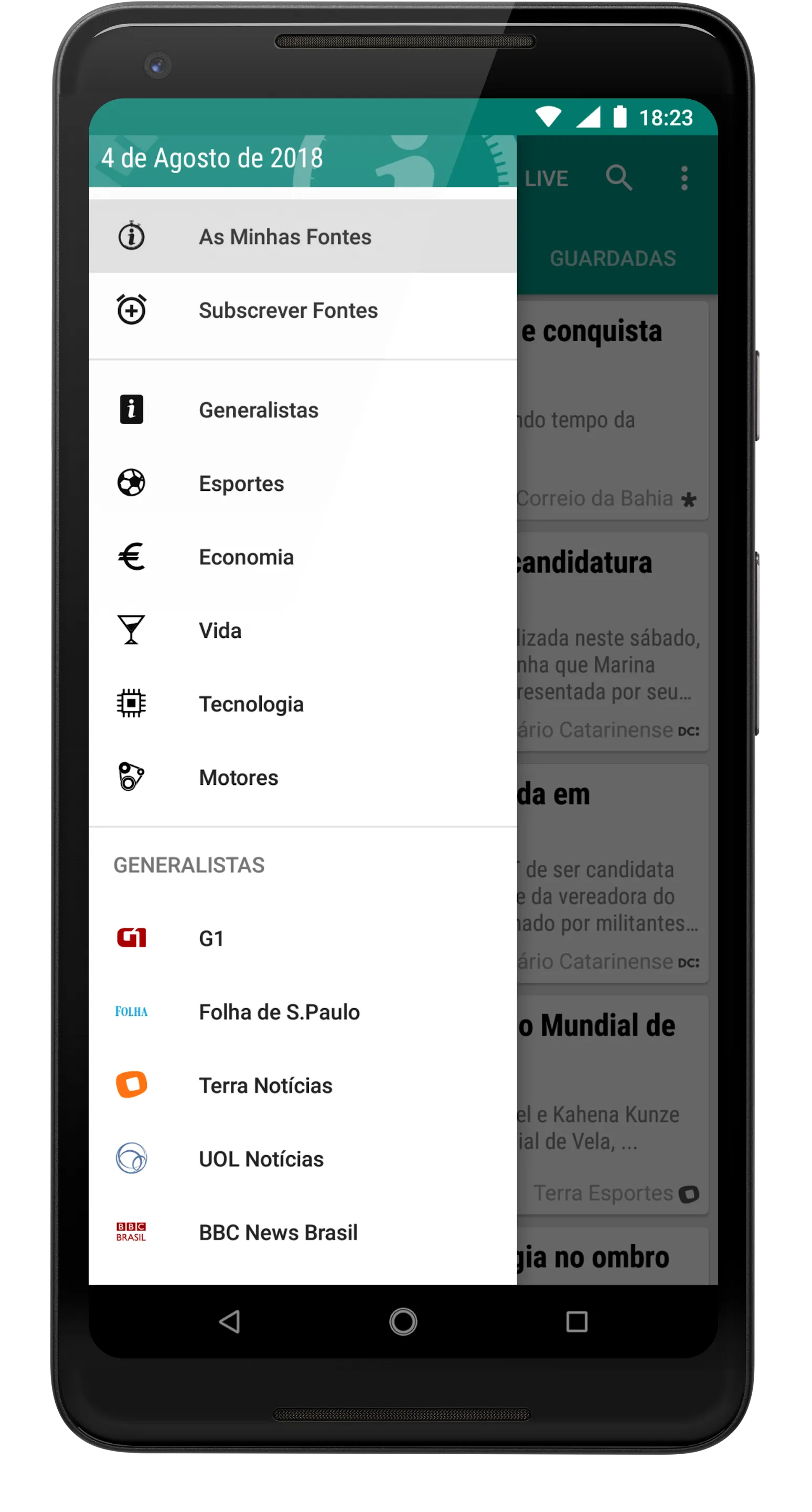 Informação ao Minuto | Indus Appstore | Screenshot