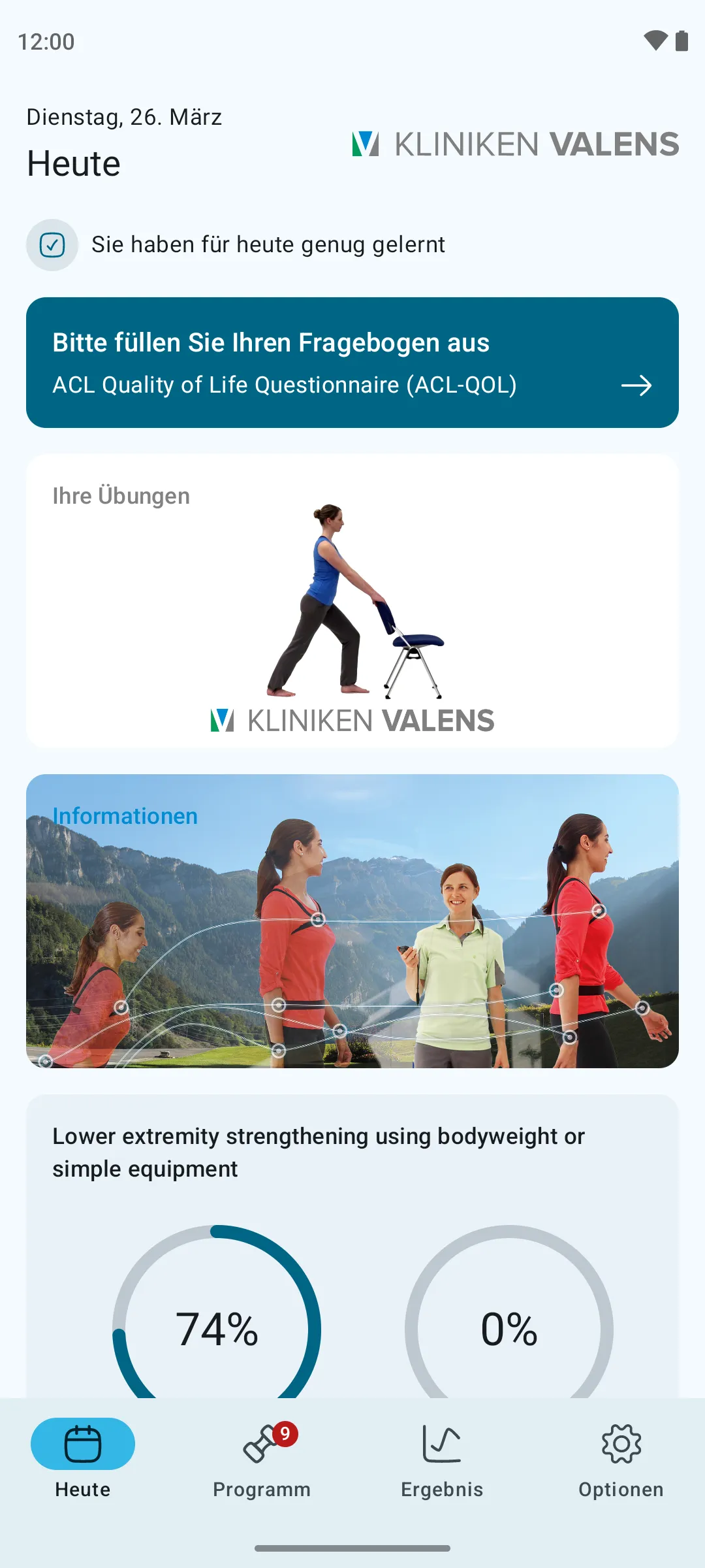 ValensBewegt - my Rehab Coach | Indus Appstore | Screenshot