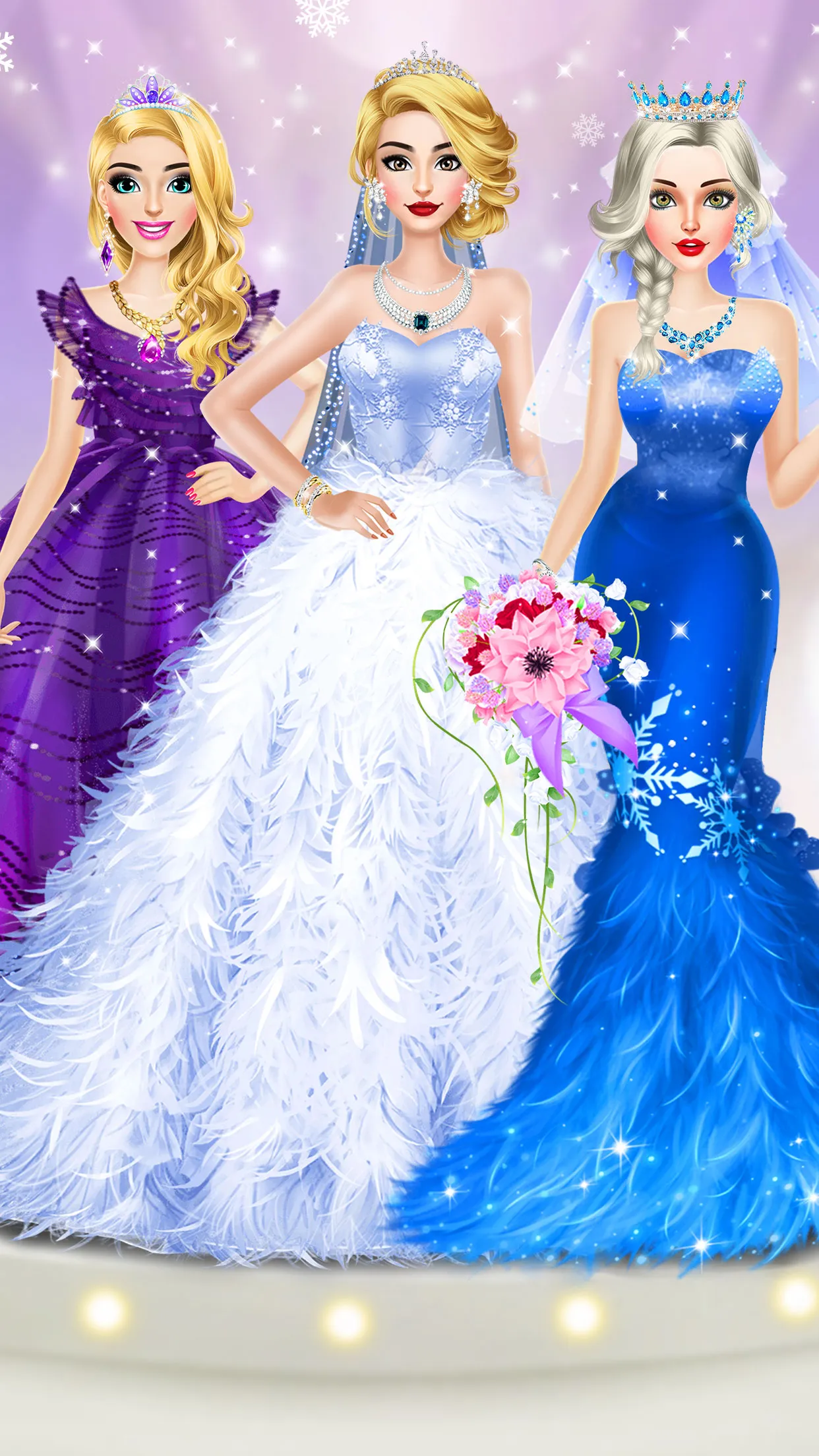 Ice Princess Wedding Dress Up | Indus Appstore | Screenshot