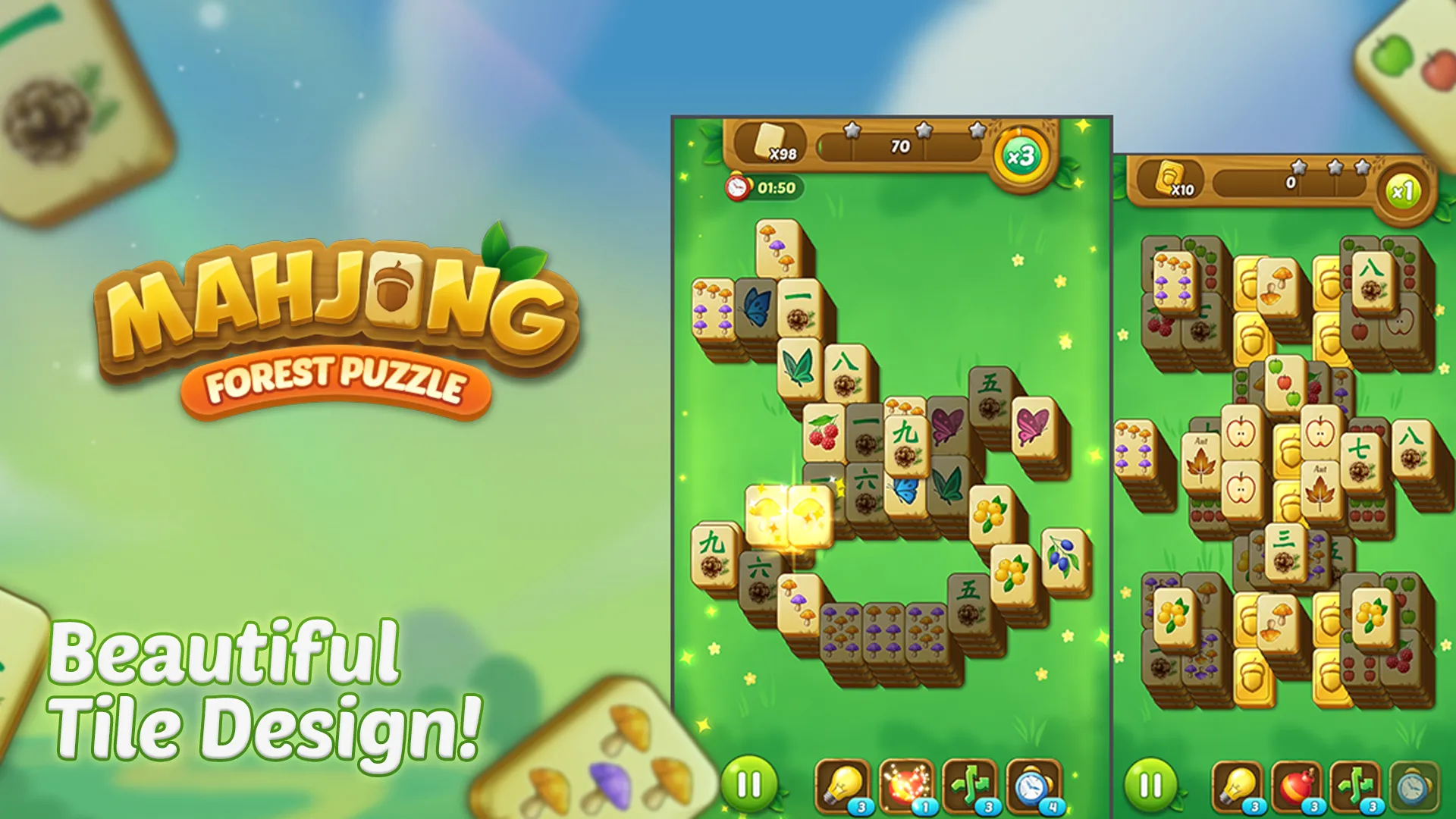 Mahjong Forest Puzzle | Indus Appstore | Screenshot