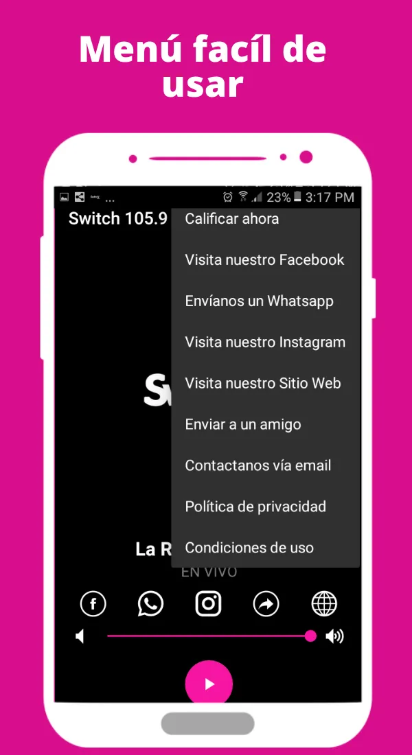 Switch 105.9 FM | Indus Appstore | Screenshot