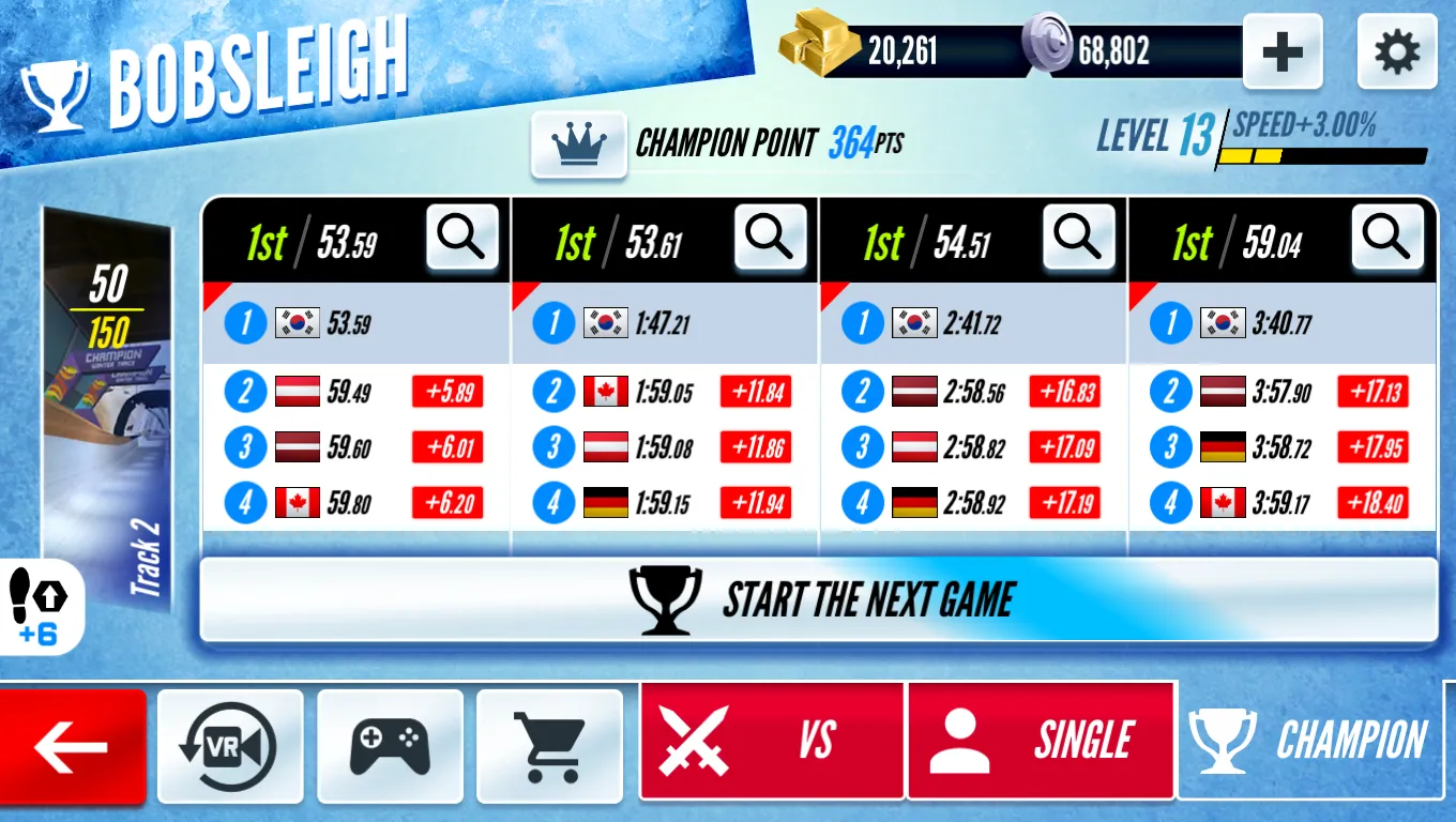 Sleigh Champion  Winter sports | Indus Appstore | Screenshot